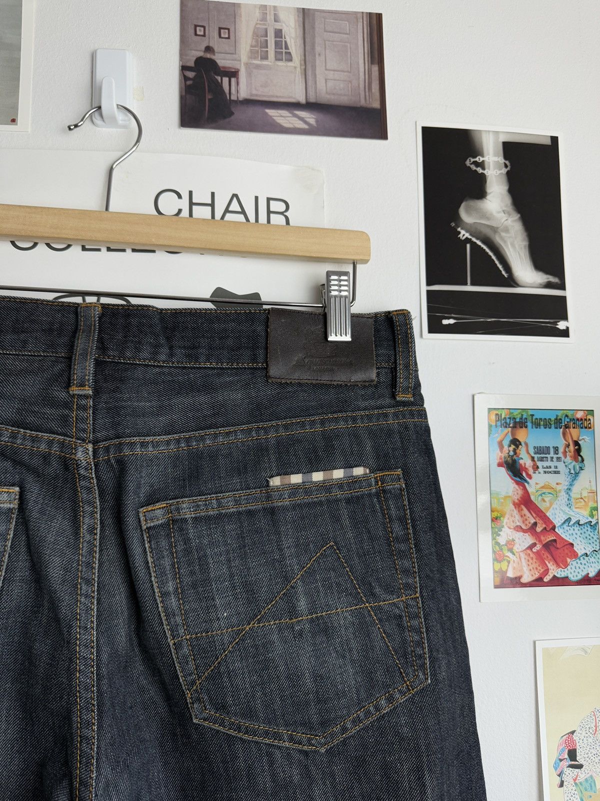 Aquascutum × Designer Aquascutum raw indigo denim pants 32 streetwear designer y2k Size US 32 / EU 48 - 3 Thumbnail