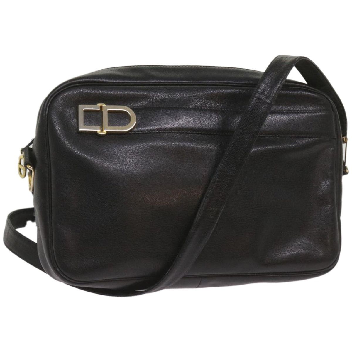 Dior Shoulder Bag Leather Black, Women's