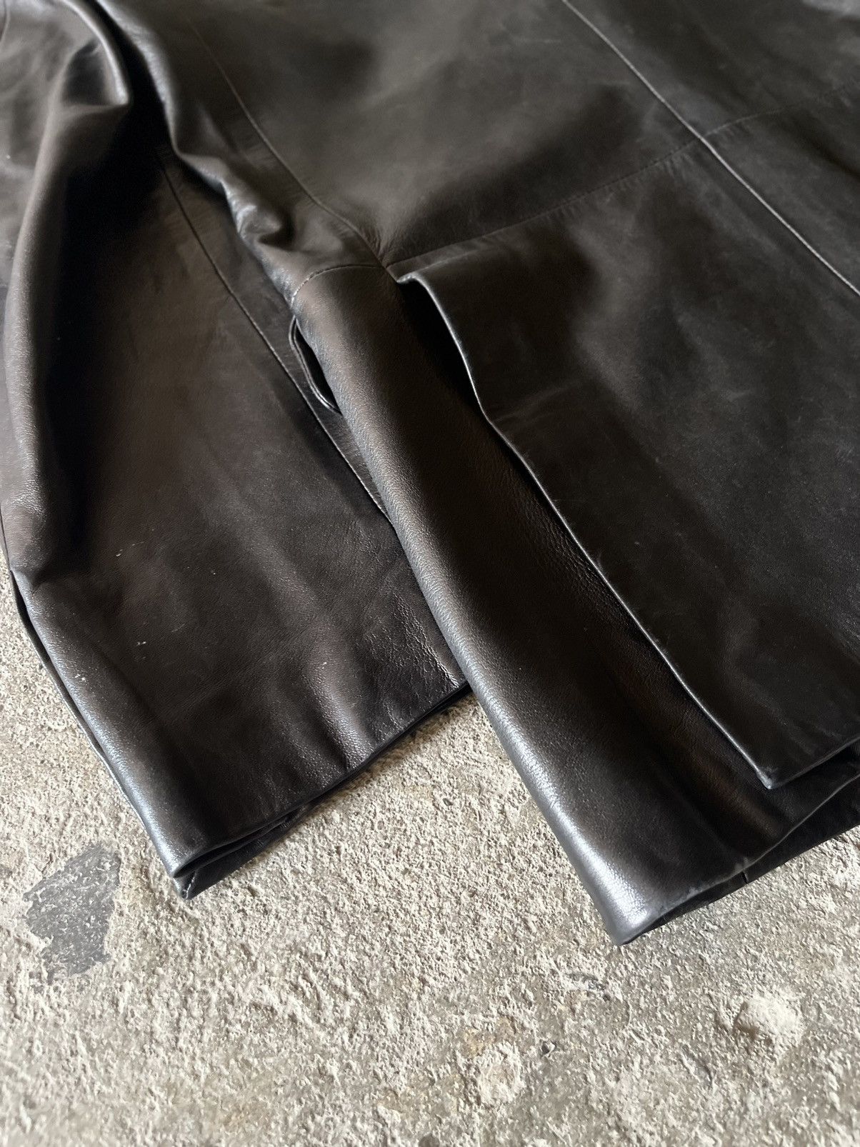 Gucci × Tom Ford Gucci - Tom Ford - 1997 - Leather Tailored Jacket Size US M / EU 48-50 / 2 - 10 Thumbnail