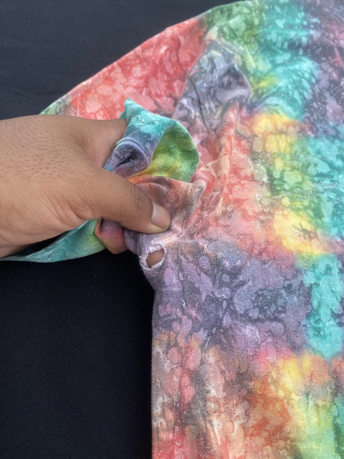 Vintage Rare Vintage Tie Dye Tshirt (Single Stitches) Size US M / EU 48-50 / 2 - 13 Thumbnail