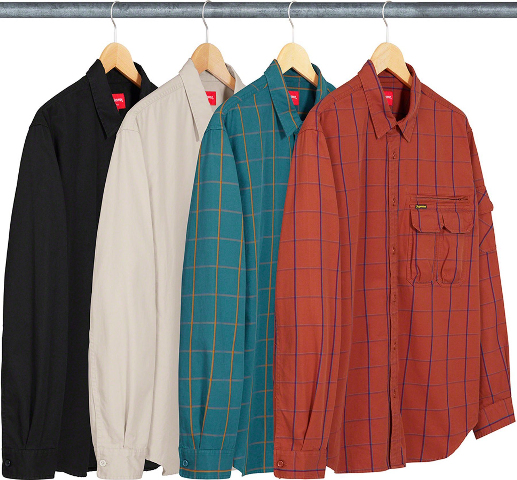 Supreme Supreme "Twill Multi Pocket Shirt" Size US L / EU 52-54 / 3 - 8 Thumbnail