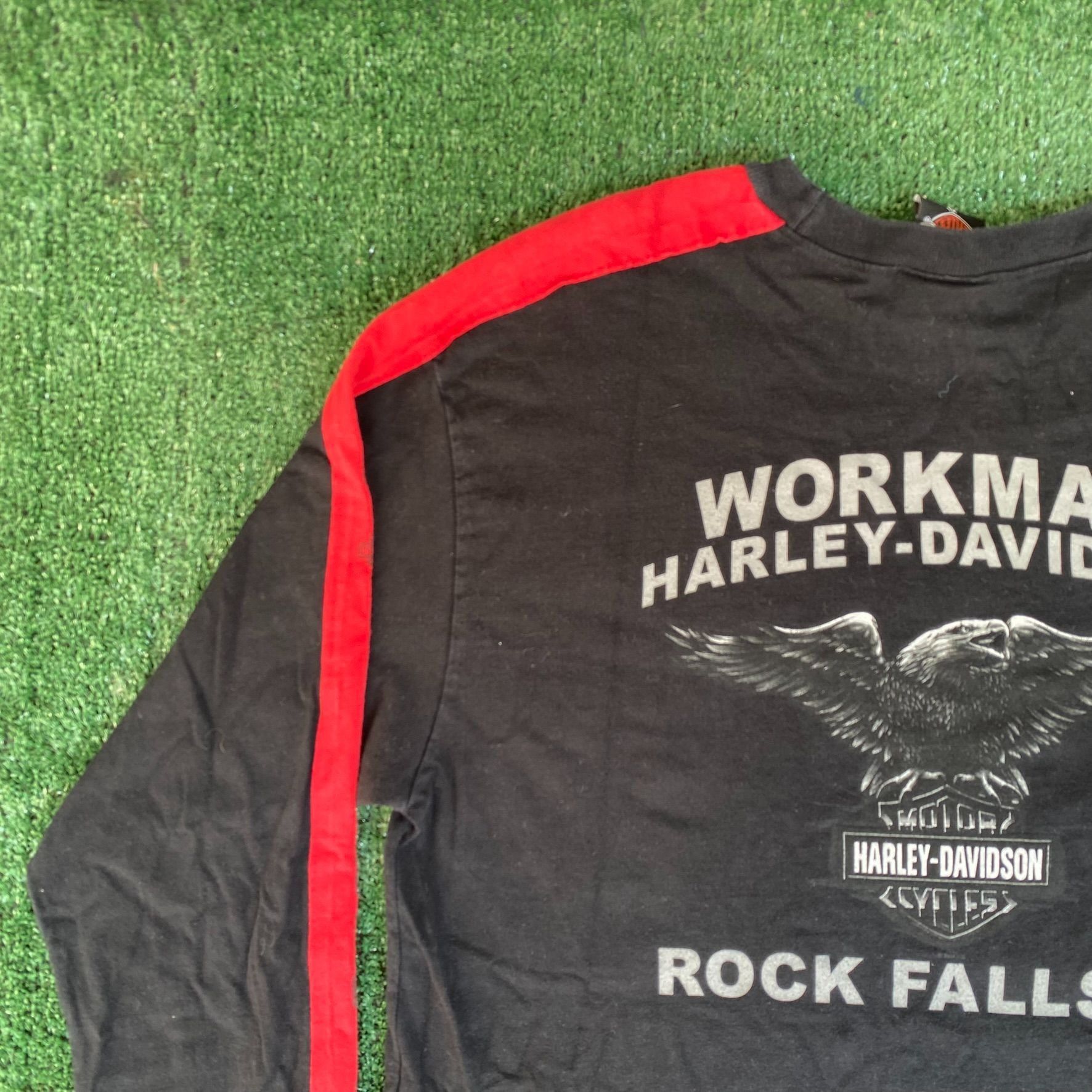 Harley Davidson Vintage Y2K Harley Davidson Shirt Long Sleeve Punk Biker Tee Size US XL / EU 56 / 4 - 6 Thumbnail