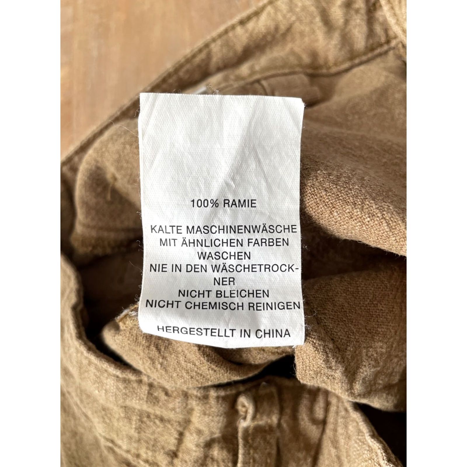 Rolla's Rolla's Ramie Pants Womens Size 26x27 Wide-Leg High Rise Brown Boho Retro Size 27" / US 4 / IT 40 - 5 Thumbnail