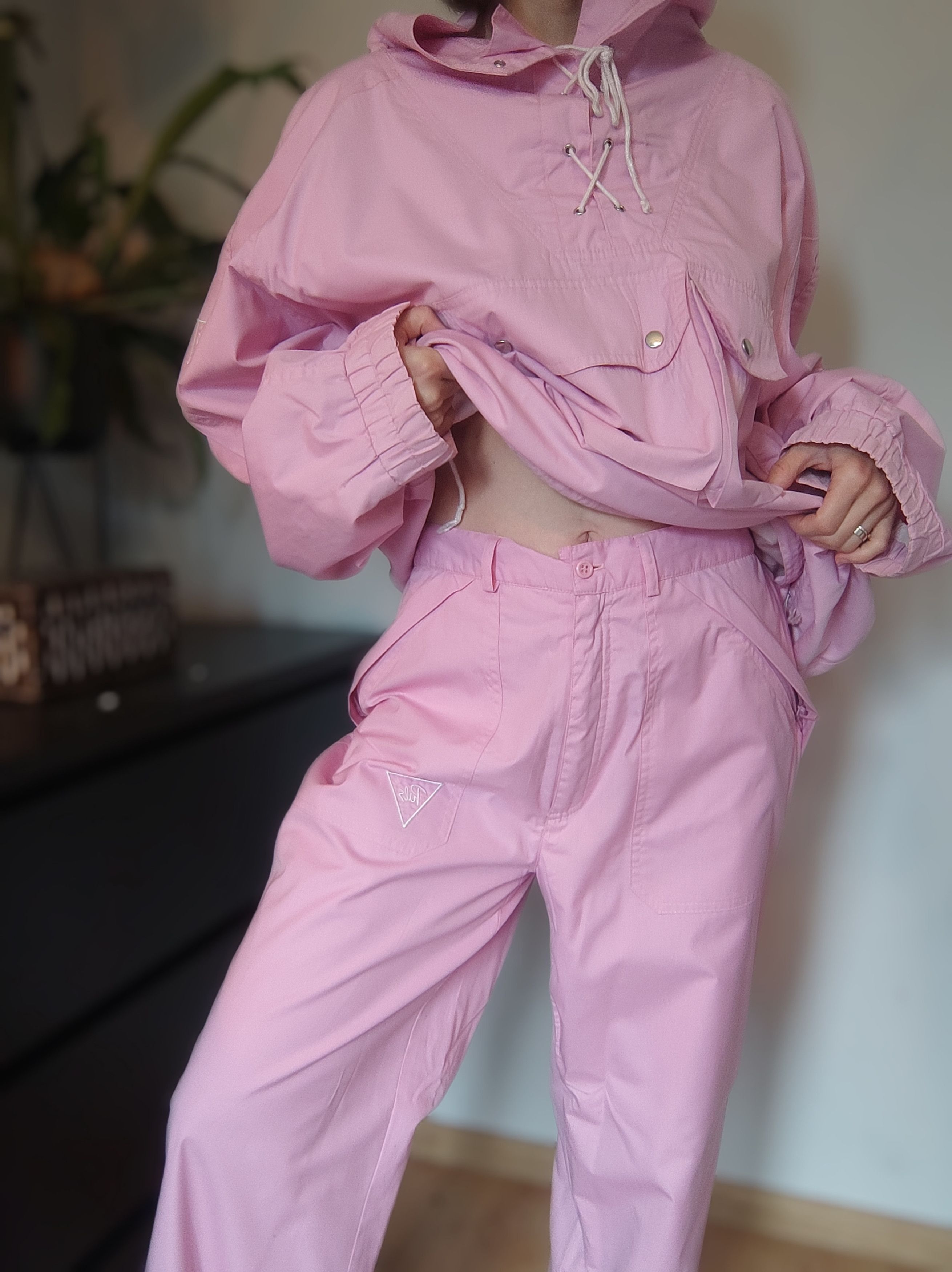 H&M Vintage H&M PULS Skiing Active Sportswear Set – Pink 2-Piece Size XL / US 12-14 / IT 48-50 - 1 Thumbnail