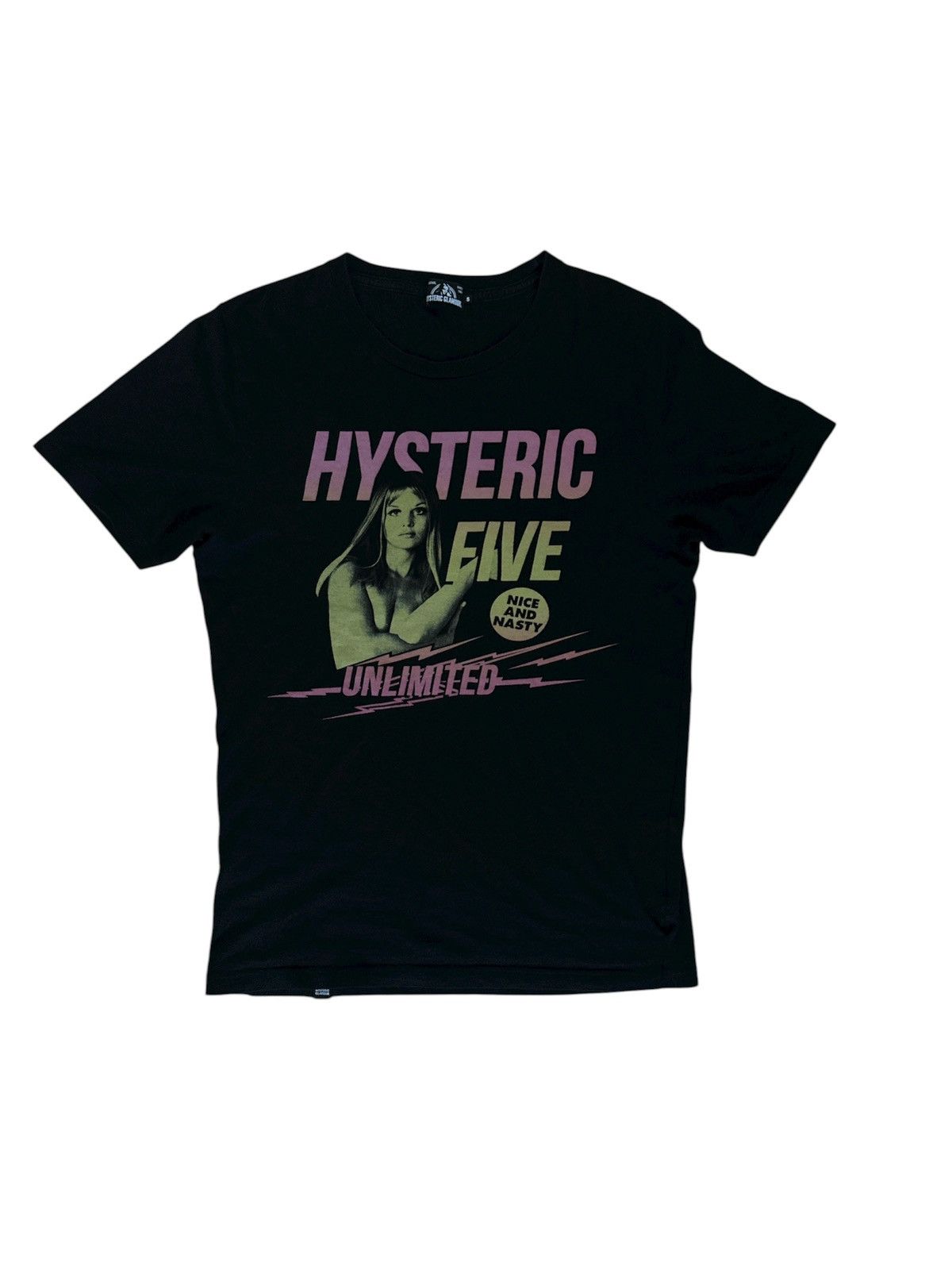 Hysteric Glamour Hysteric Glamour black and purple cotton t-shirt Size US S / EU 44-46 / 1 - 1 Thumbnail