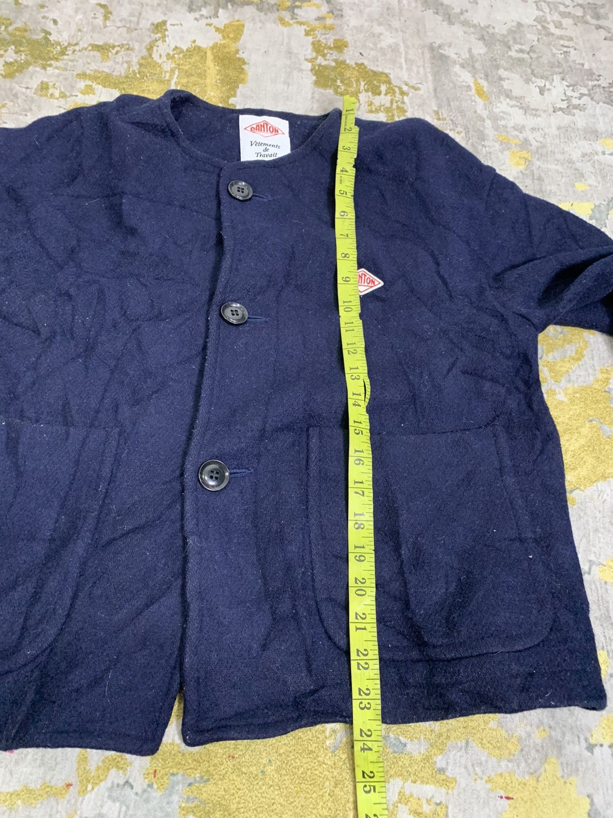 Danton Danton Vetements de travail Cropped button cardigan Size US M / EU 48-50 / 2 - 6 Thumbnail