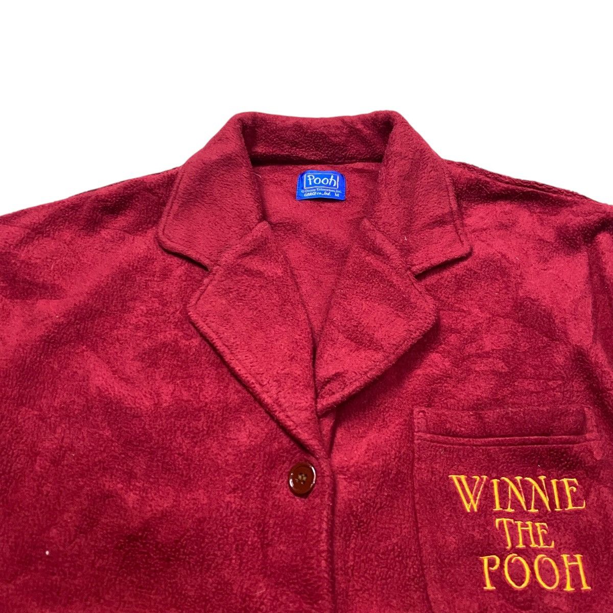Disney vintage Disney Winnie the Pooh button-up fleece jacket Size L / US 10 / IT 46 - 6 Thumbnail