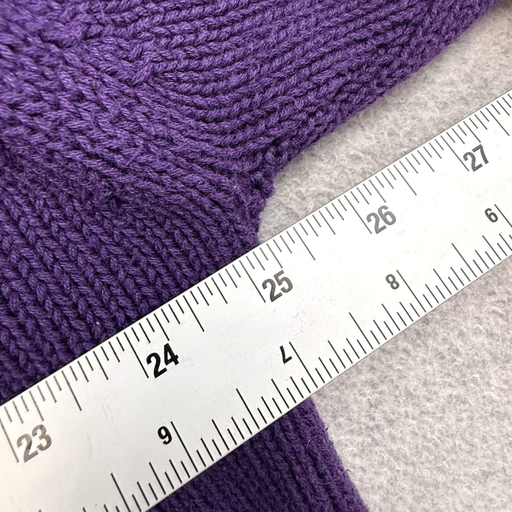 Eddie Bauer VINTAGE Eddie Bauer Sweater Mens XL Purple V-Neck Cable-Knit 100% Cotton Open Knit All Seasons Pullover 90s Leather Logo? Size US XL / EU 56 / 4 - 4 Thumbnail