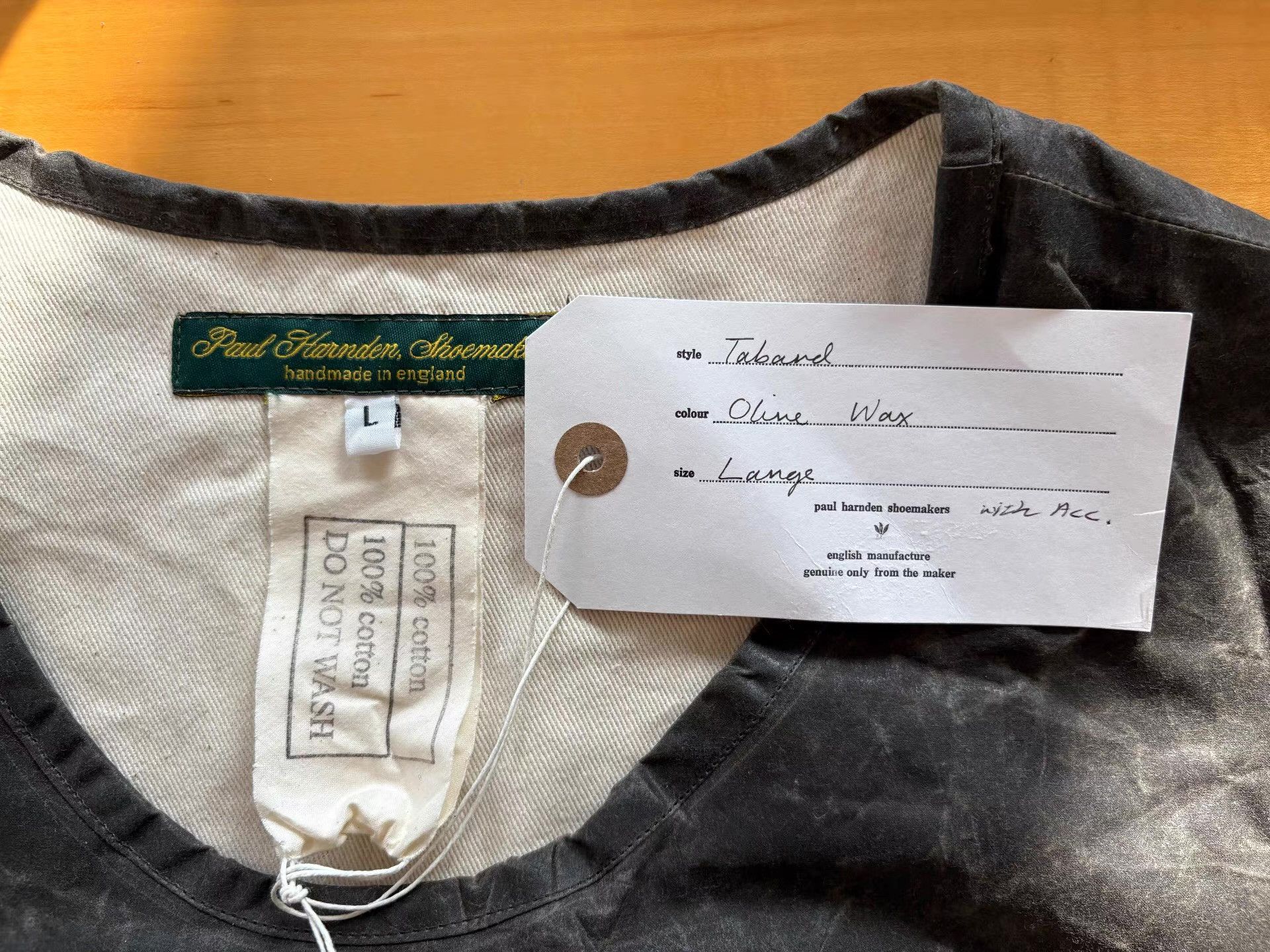Paul Harnden Shoemakers Paul Harnden 24SS Waxed Waistcoat Ｑ21 Size US L / EU 52-54 / 3 - 6 Thumbnail