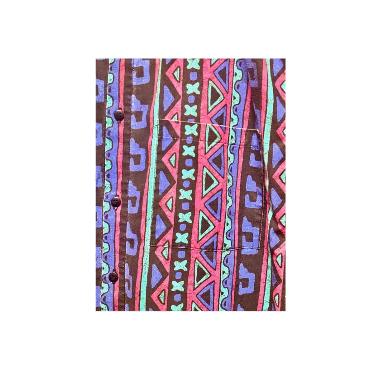 Other Men’s Vintage Body Objects Western Shirt w/90’s Aztec Design Size US L / EU 52-54 / 3 - 4 Thumbnail