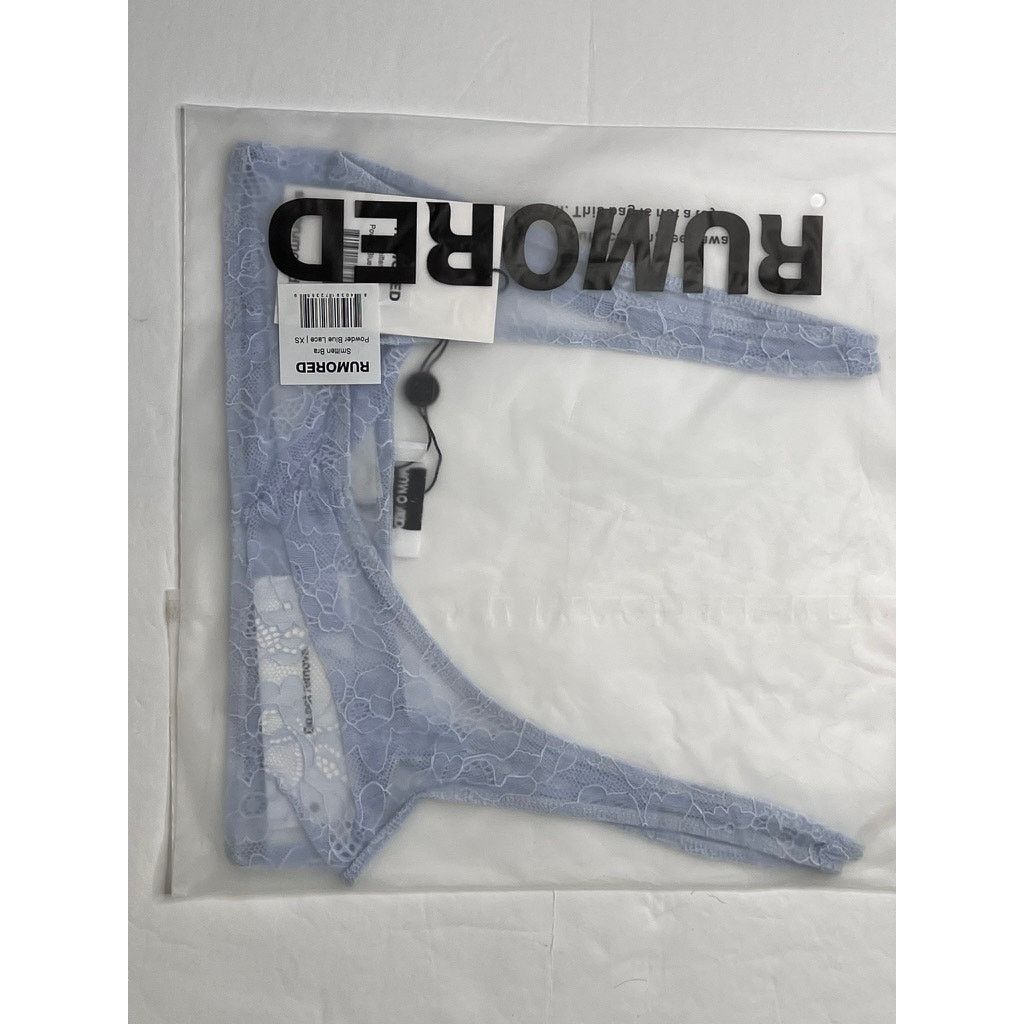 Other Rumored Smitten LACE Bra Powder Blue XS French Lingerie NWT Size XS / US 0-2 / IT 36-38 - 4 Thumbnail