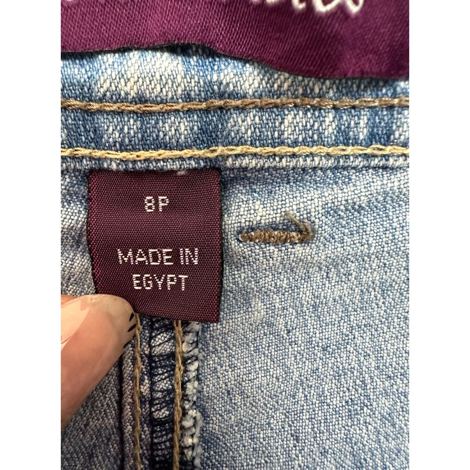 Gloria Vanderbilt Gloria Vanderbilt Womens Capis Size 8 Petite Denim Size ONE SIZE - 6 Thumbnail