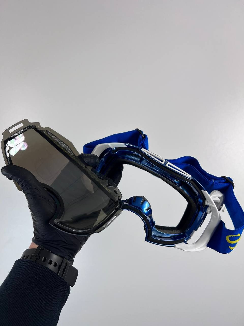 Other Sposune HX-002-BL Ski Snowboard Goggles Blue Mirror Anti-Fog Size ONE SIZE - 1 Thumbnail
