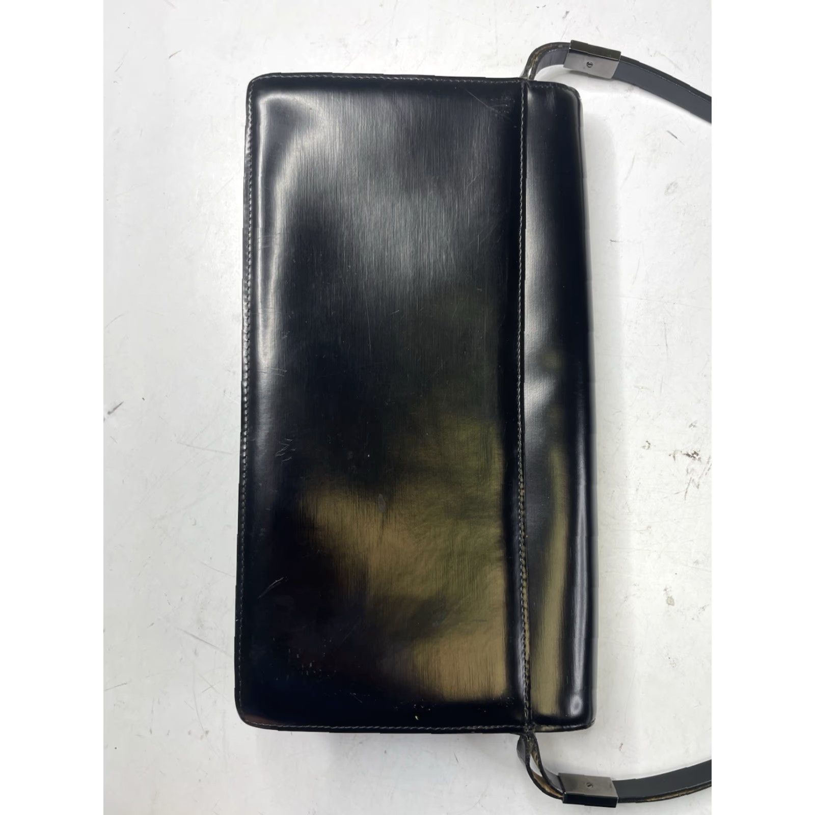 Vintage Braun Buffel Womens Leather Shoulder Bag Black Clutch Flap Vintage No Size ONE SIZE - 6 Thumbnail
