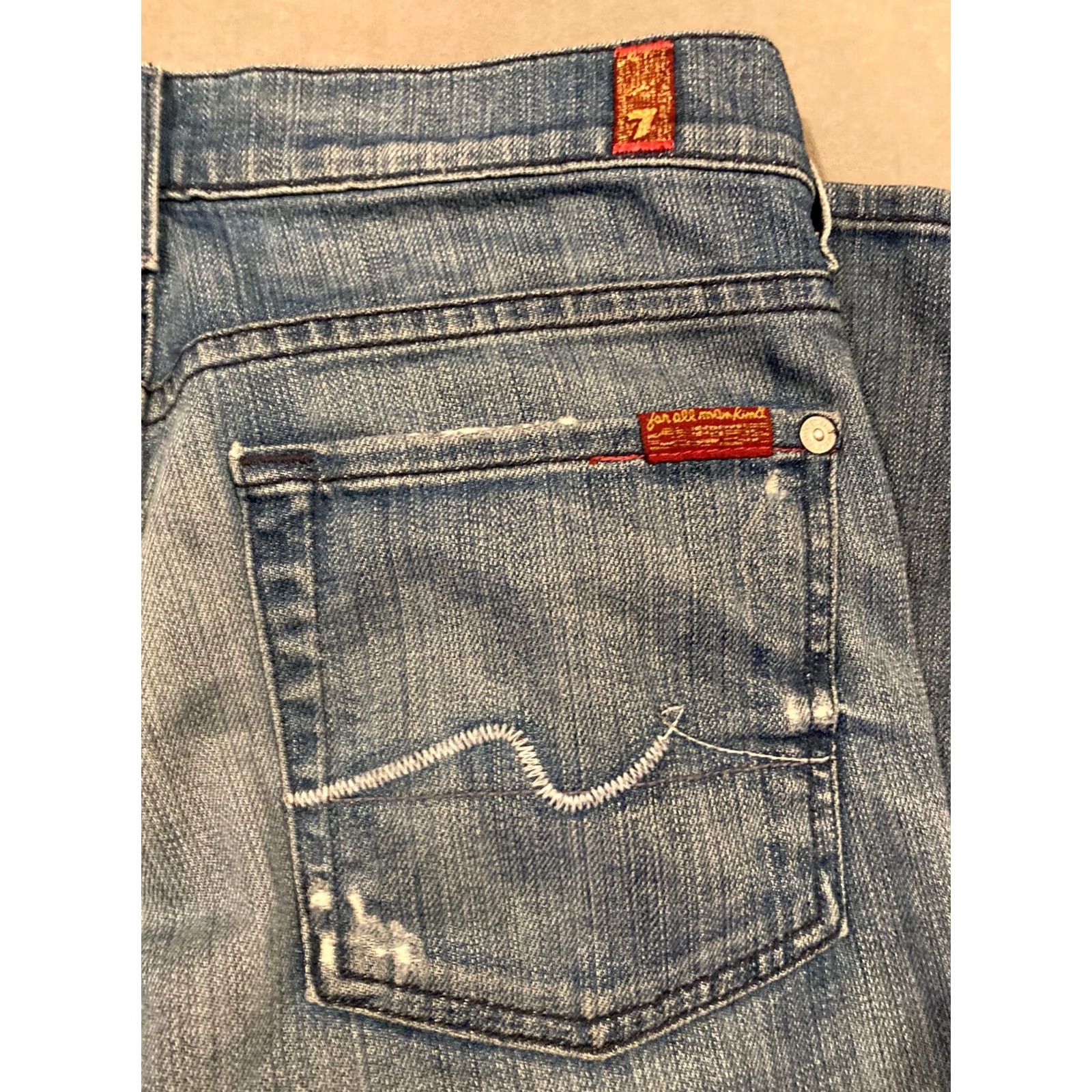 7 For All Mankind Blue Jeans" - Added for clarity Size 27" / US 4 / IT 40 - 3 Thumbnail