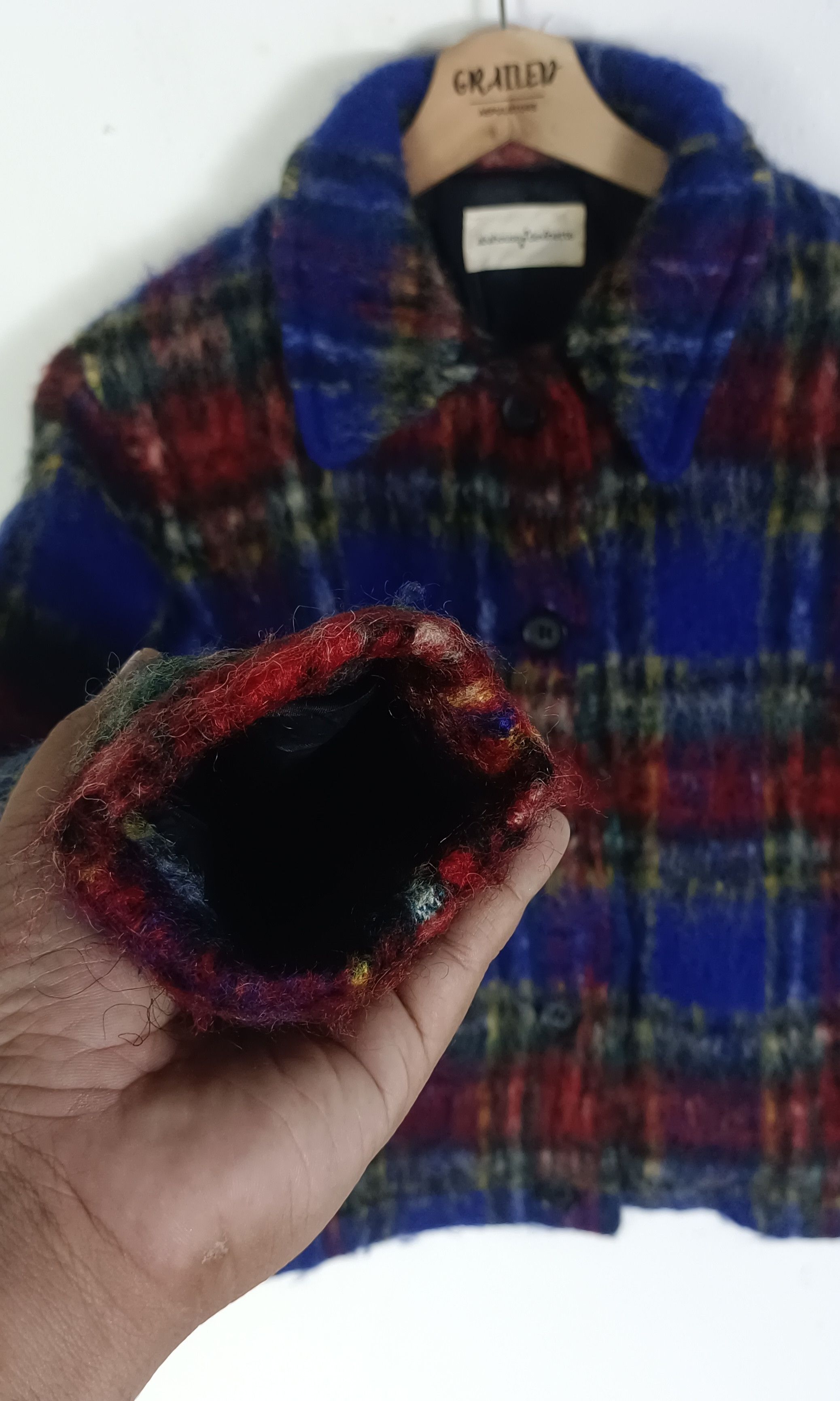 ABAHOUSE Vintage Abahouse Devinette Mohair Wool Jacket Size M / US 6-8 / IT 42-44 - 8 Thumbnail