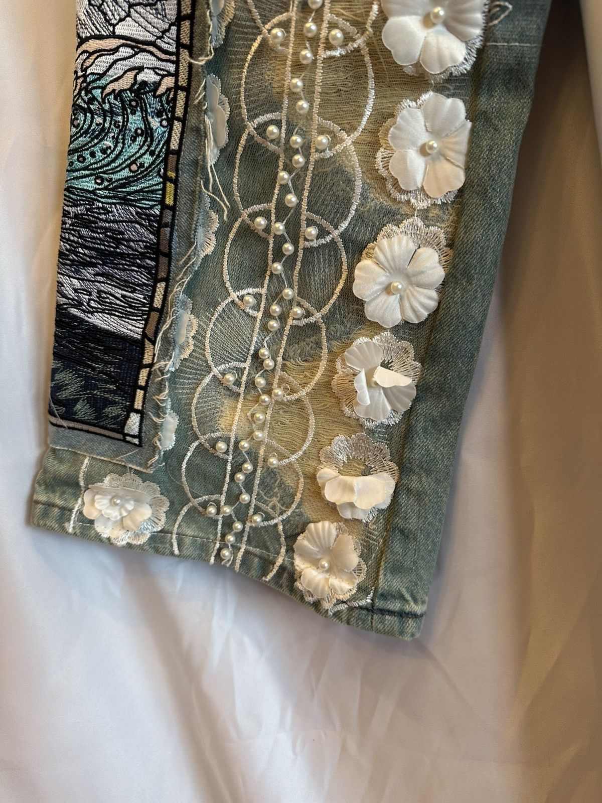 Who Decides War Who Decides War Floral Rare Denim Size US 32 / EU 48 - 7 Thumbnail