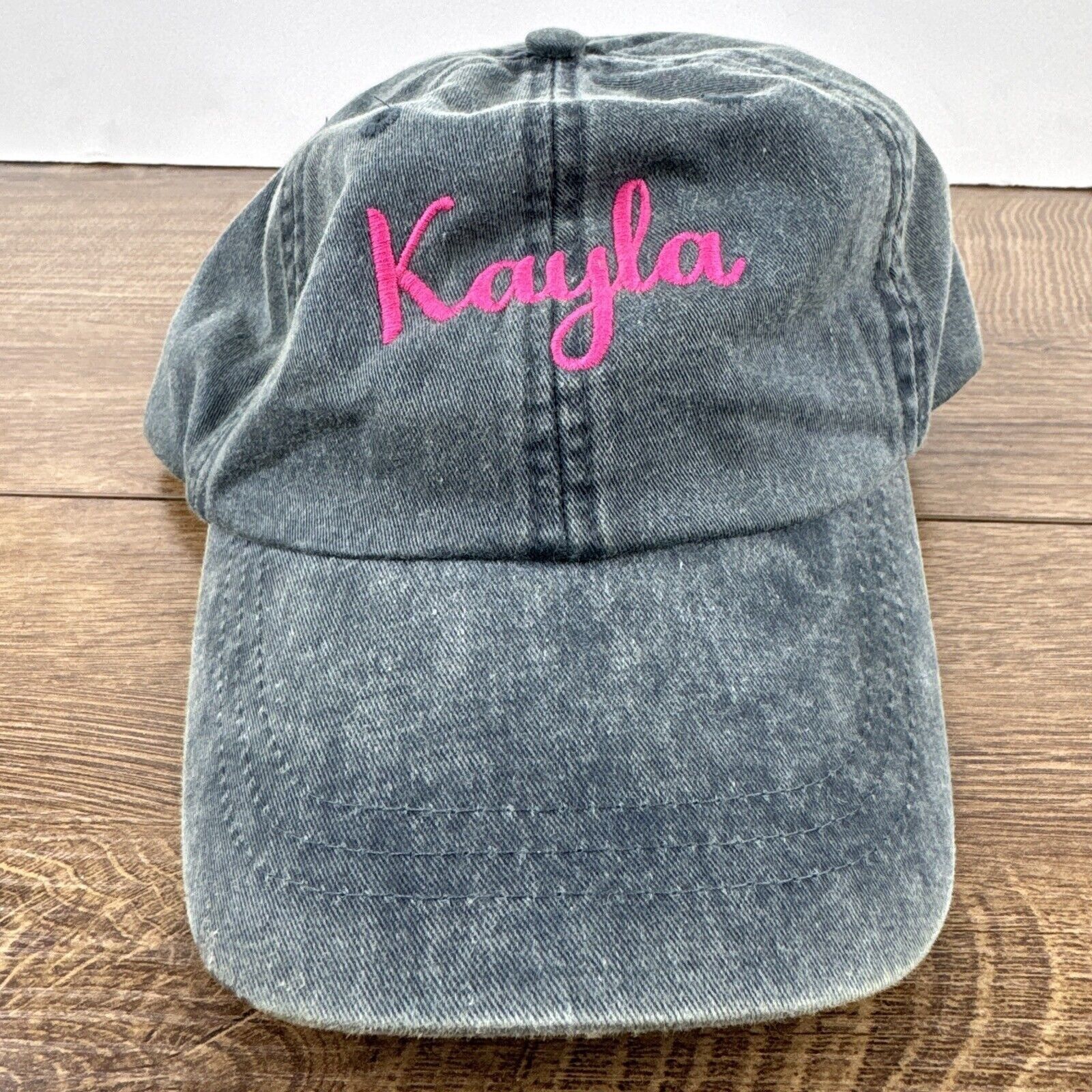 Other Kayla Hat Gray Kayla Hat Adjustable Adult Size Hat Cap Size ONE SIZE - 3 Thumbnail