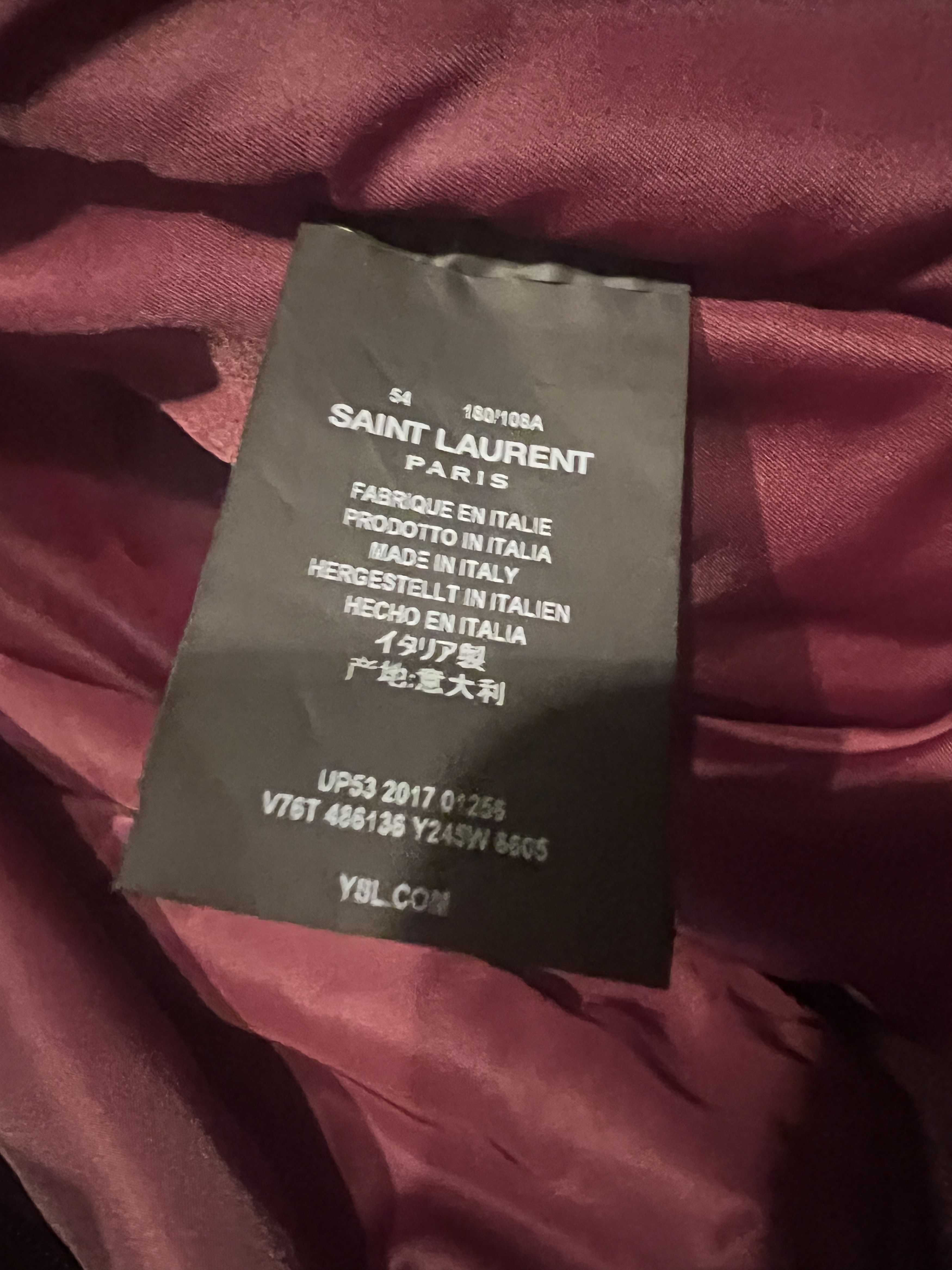 Saint Laurent Paris Saint Laurent Bomber Jacket Size US L / EU 52-54 / 3 - 4 Thumbnail