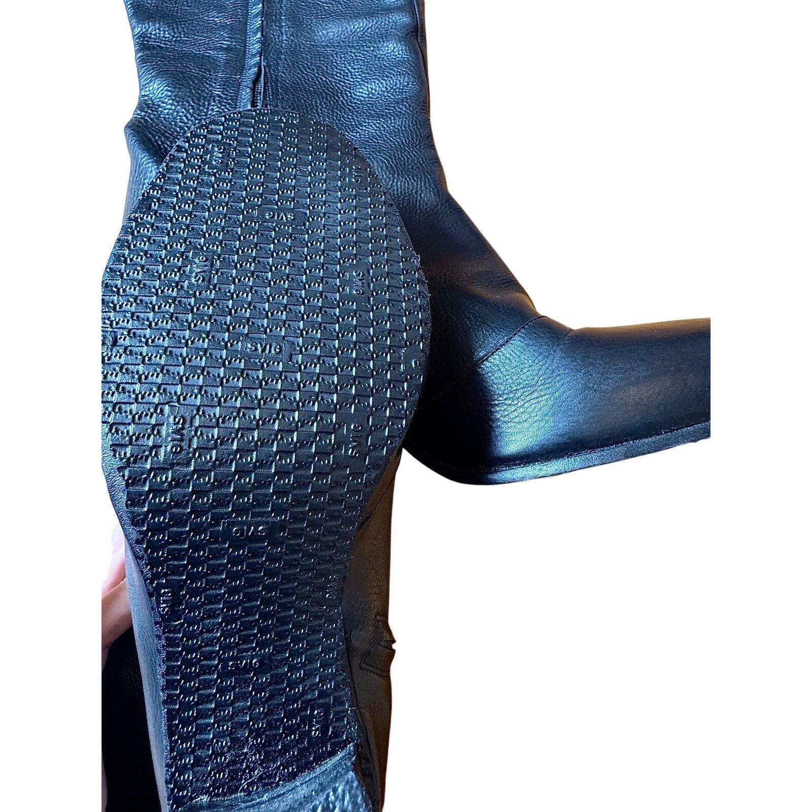 Lanvin Lanvin Black Leather Knee High Boot Size US 9 / IT 39 - 5 Thumbnail