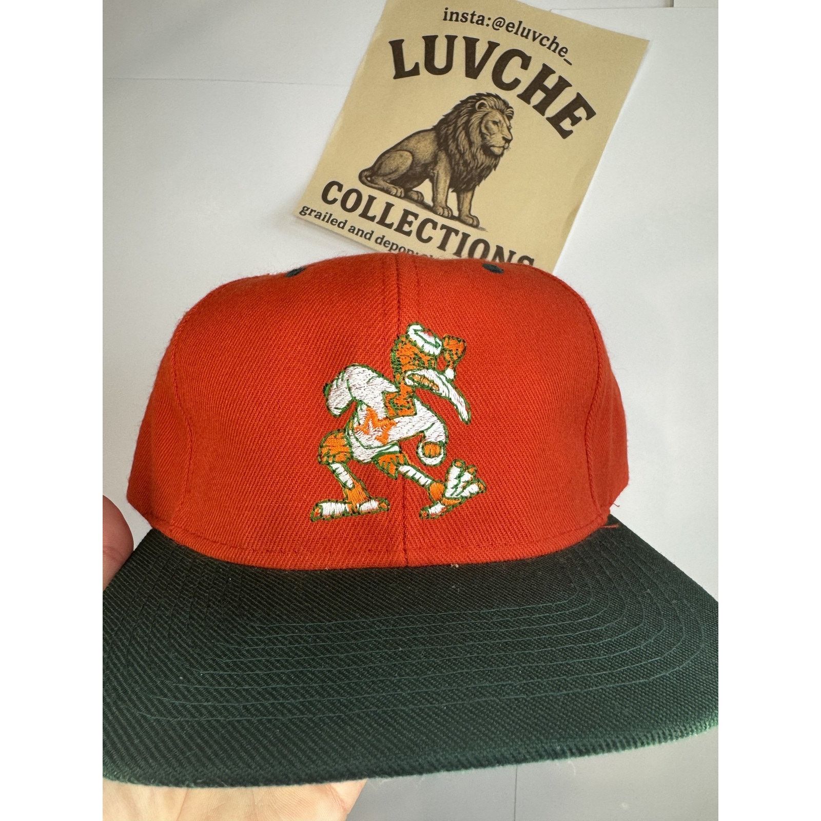Hat Club Vintage Miami Hurricanes Hat Cap Snap Back NCAA Football 90s Size ONE SIZE - 1 Thumbnail