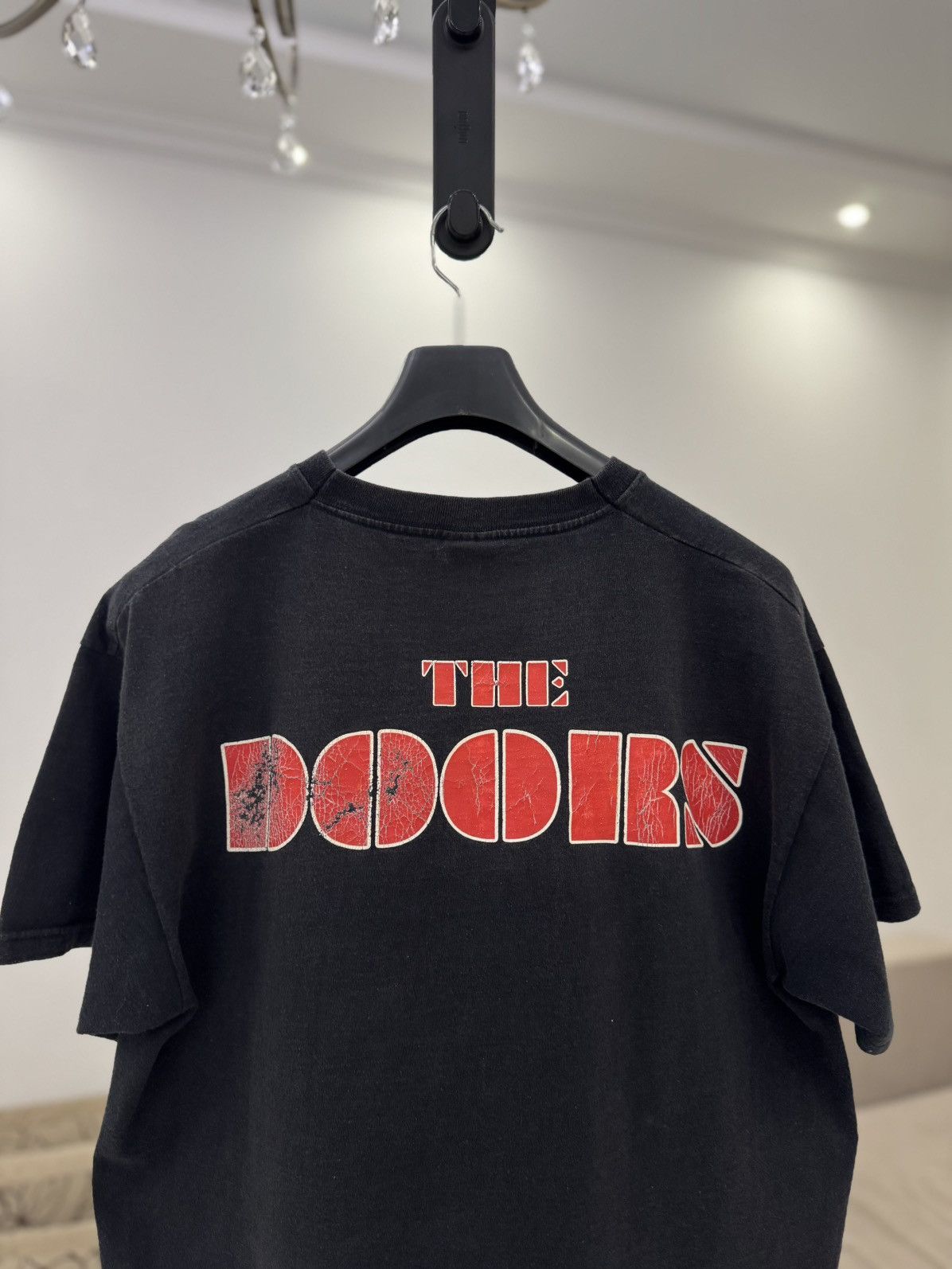 Band Tees Vintage 90s The Doors Jim Morrison Printed Band T Shirt Tee Size US XL / EU 56 / 4 - 4 Thumbnail