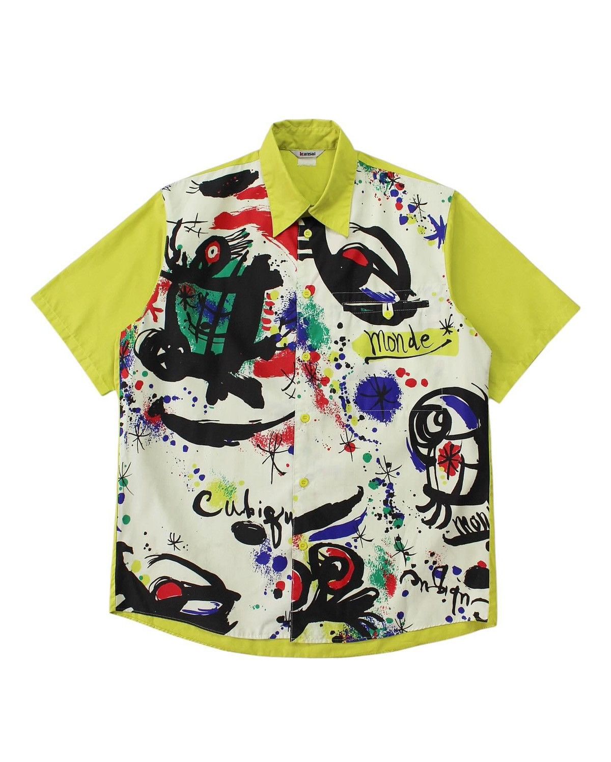 Designer × Japanese Brand × Kansai Yamamoto 1990S KANSAI YAMAMOTO SHORT SLEEVE SHIRTS Size US L / EU 52-54 / 3 - 1 Thumbnail