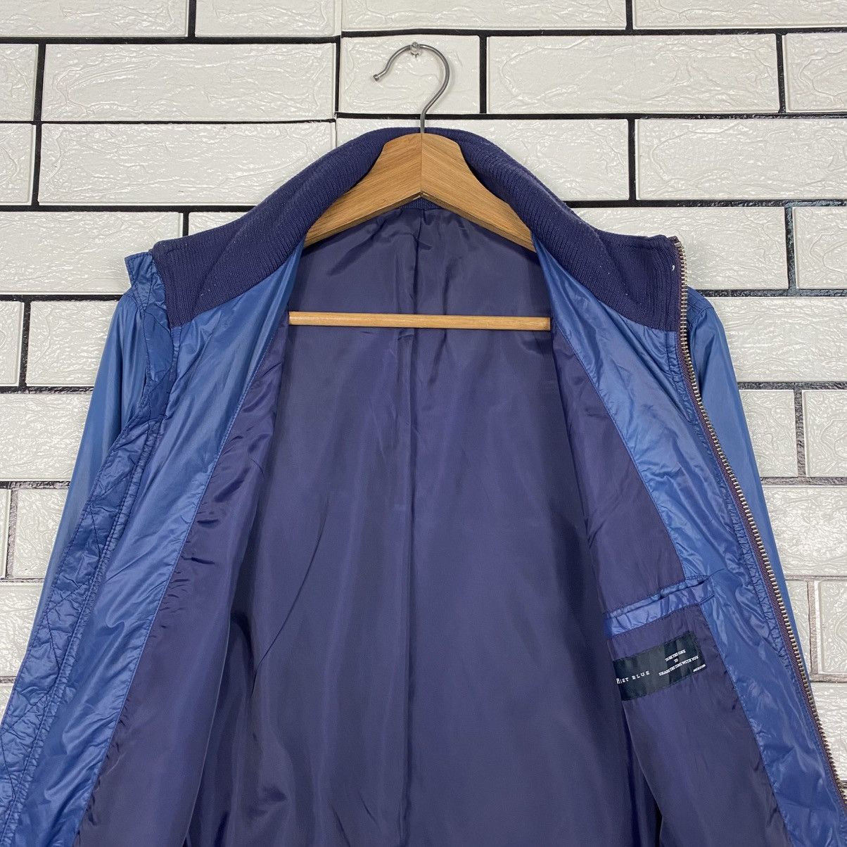 Issey Miyake 📌Vintage Biker Jacket Ships Jet Blue Japan Size US M / EU 48-50 / 2 - 15 Thumbnail