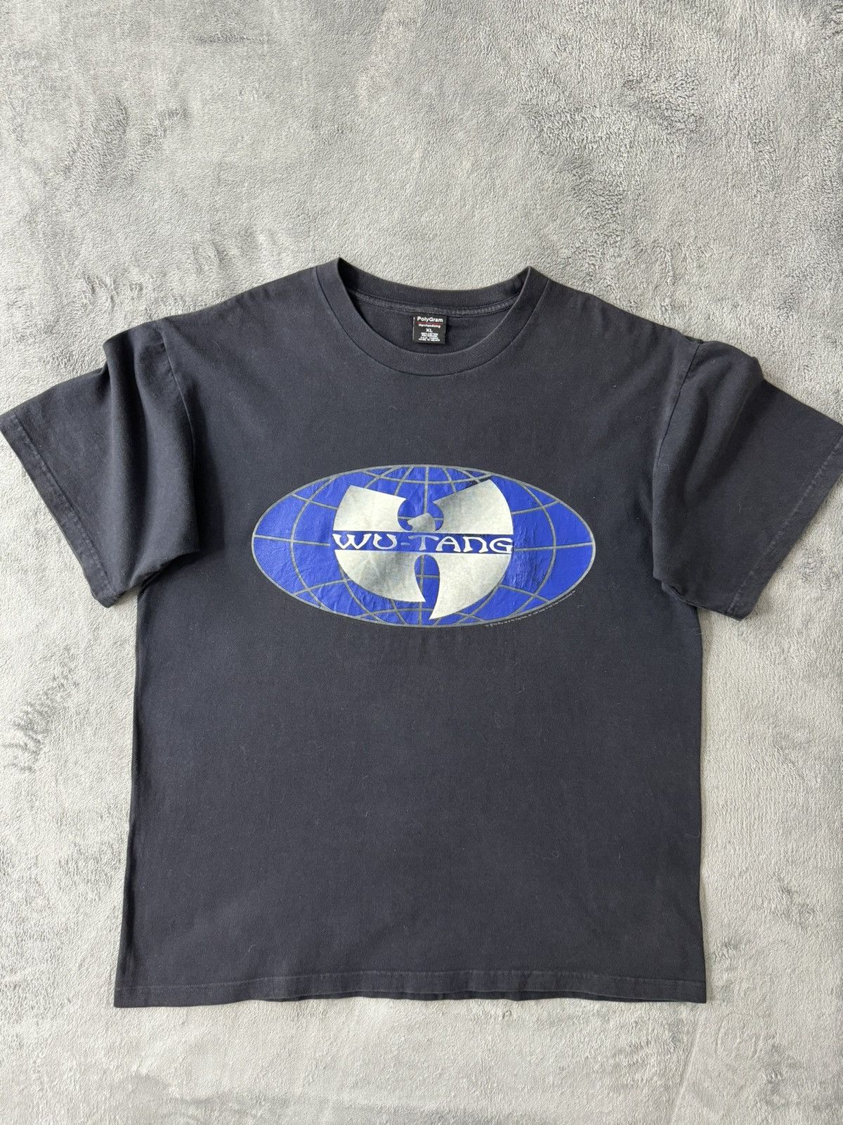 image of Wu-Tang Clan Vintage Rap Tee 90’S in Black, Men's (Size XL)