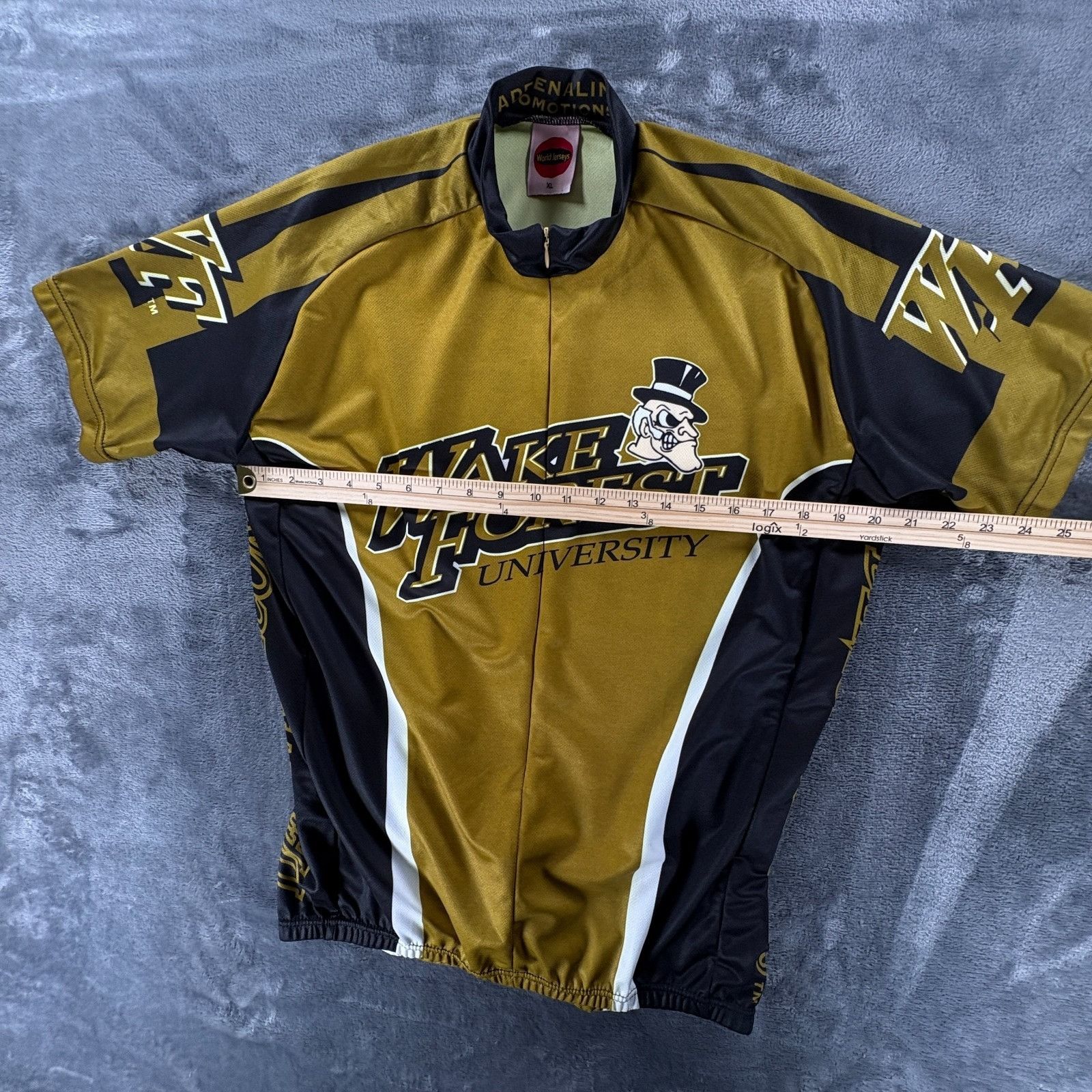 Other World Jerseys Cycling Jersey Men XL Wake Forest Demon Deacon Size US XL / EU 56 / 4 - 7 Thumbnail