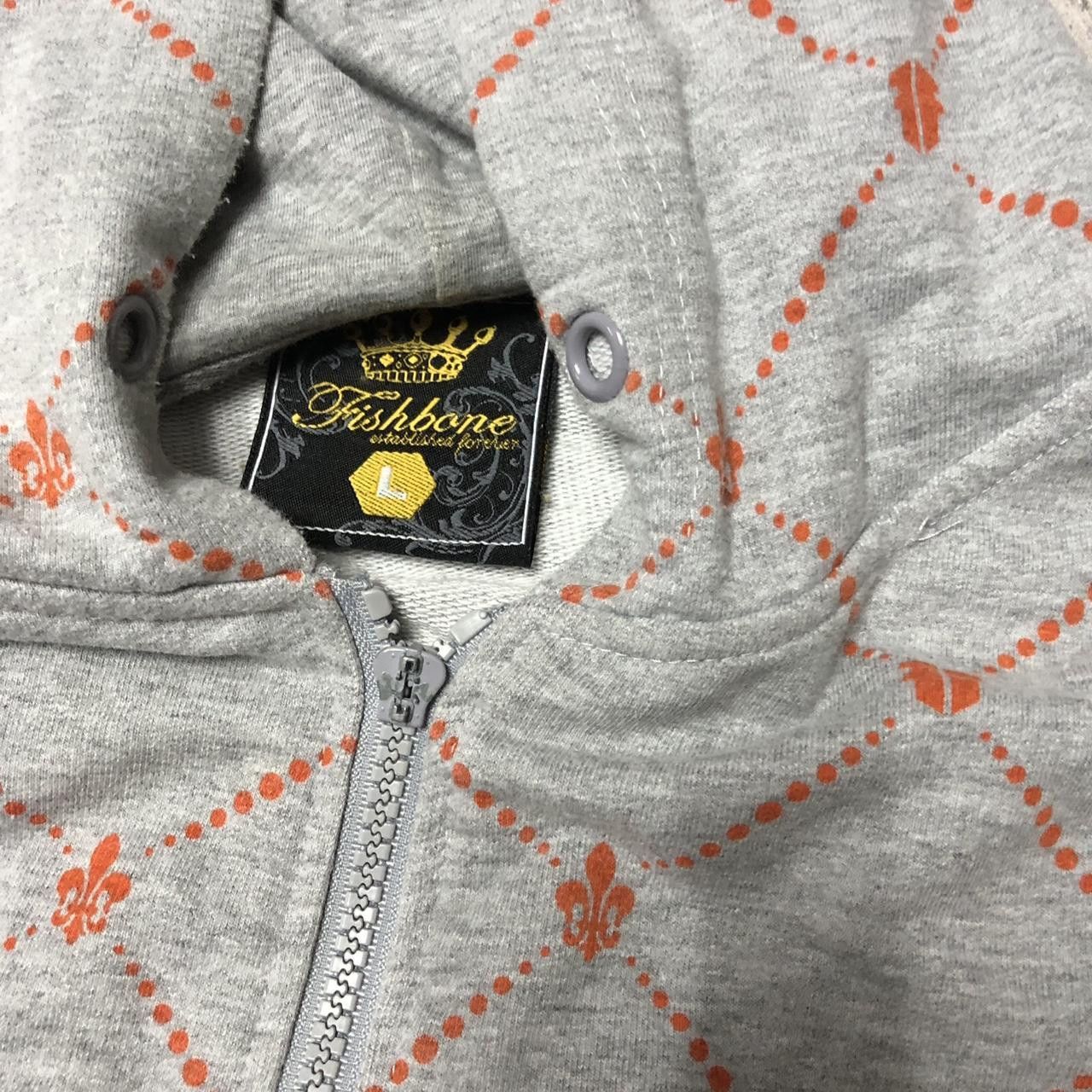 Other Grey and orange zip up hoodie with a streetwear vibe Size US L / EU 52-54 / 3 - 3 Thumbnail