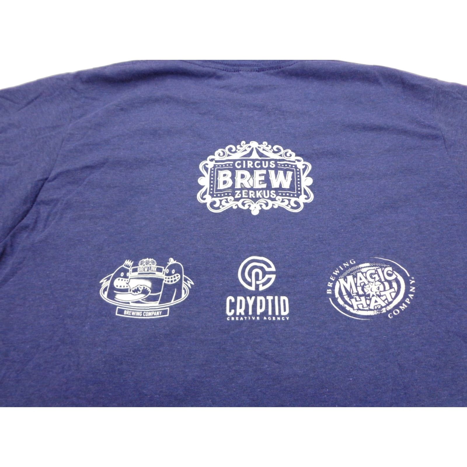 Tultex CIRCUS ZERKUS Brew Craft Beer Festival Logo T-Shirt Size Medium Size US M / EU 48-50 / 2 - 1 Thumbnail