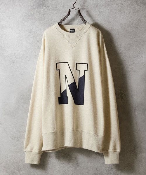 Number (N)ine number nine VINTAGE GAZETTE N-LOGO CREWNECK SWEATSHIRT Size US L / EU 52-54 / 3 - 1 Preview