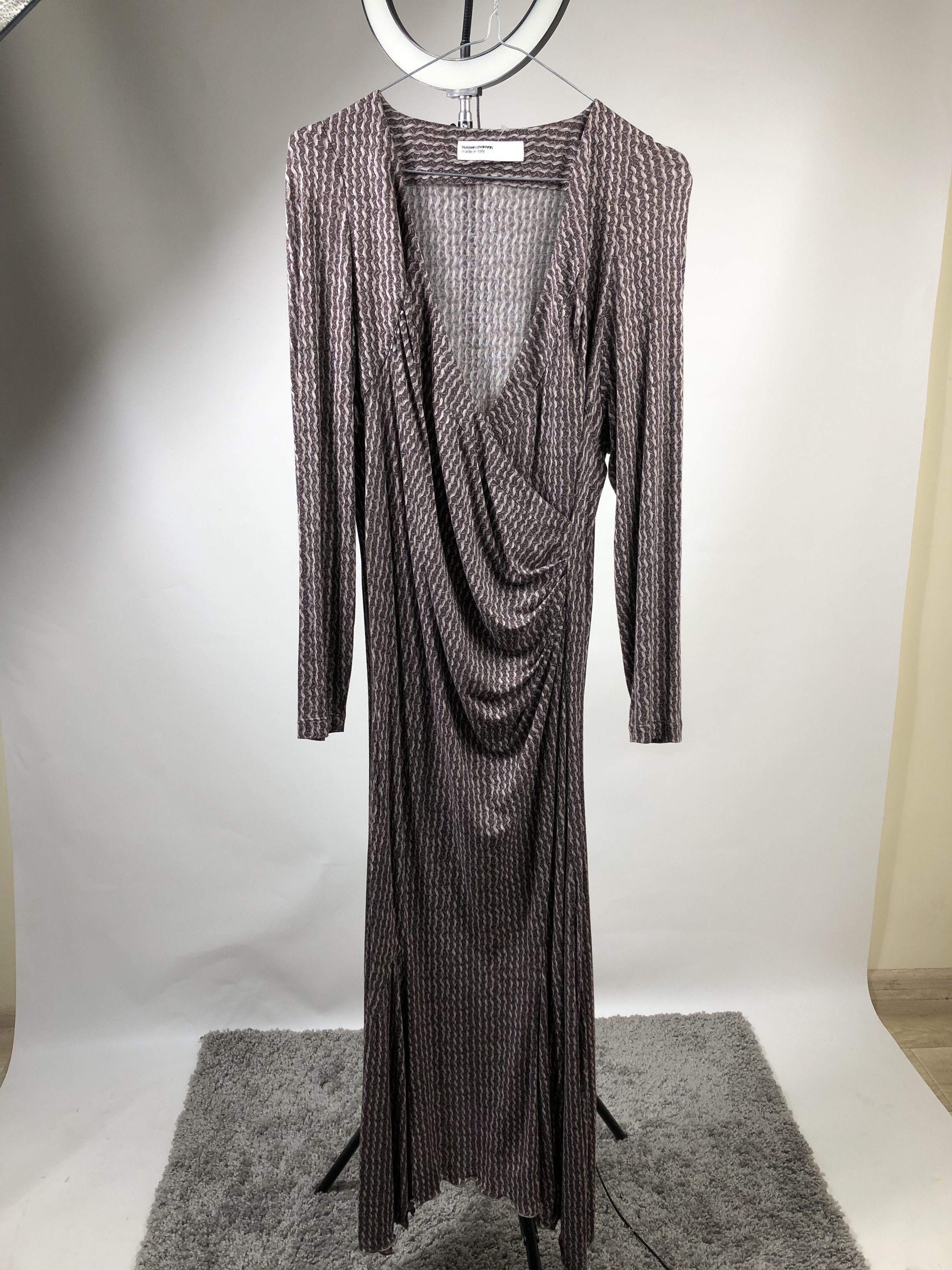 image of Hussein Chalayan Dress in Grey, Women's (Size Small)