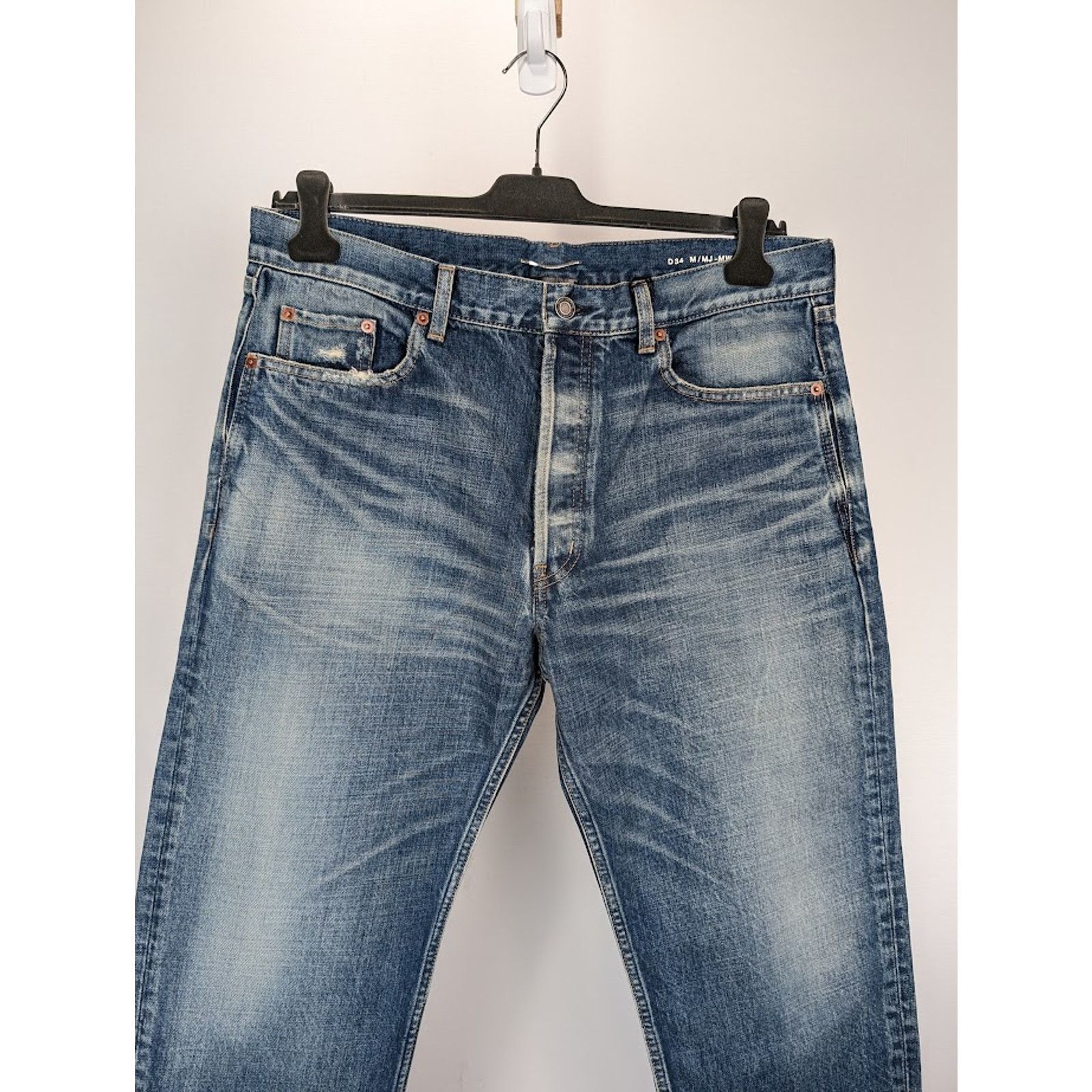 Saint Laurent Paris o1rshd1 Denim Jeans in Blue Size US 34 / EU 50 - 3 Thumbnail