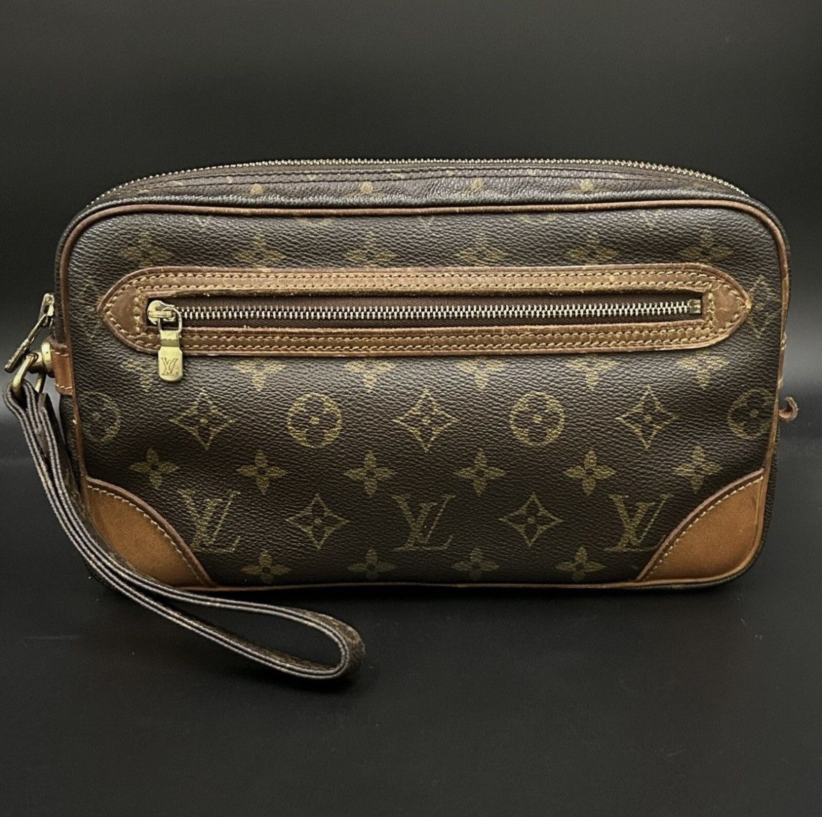 Louis Vuitton Preloved Louis Vuitton monogram Marly Dragonne Clutch Bag Size ONE SIZE - 1 Thumbnail