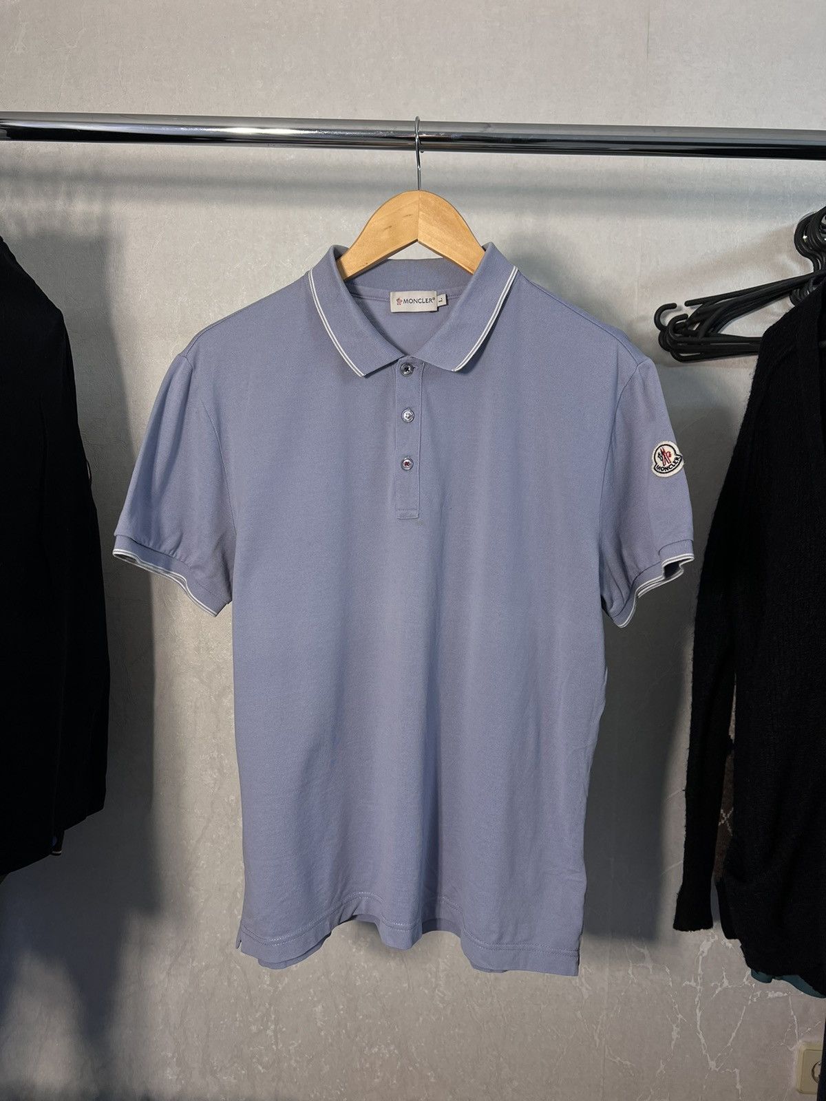 Moncler Moncler Maglia Polo Manica Corta T Shirt Size US L / EU 52-54 / 3 - 1 Thumbnail