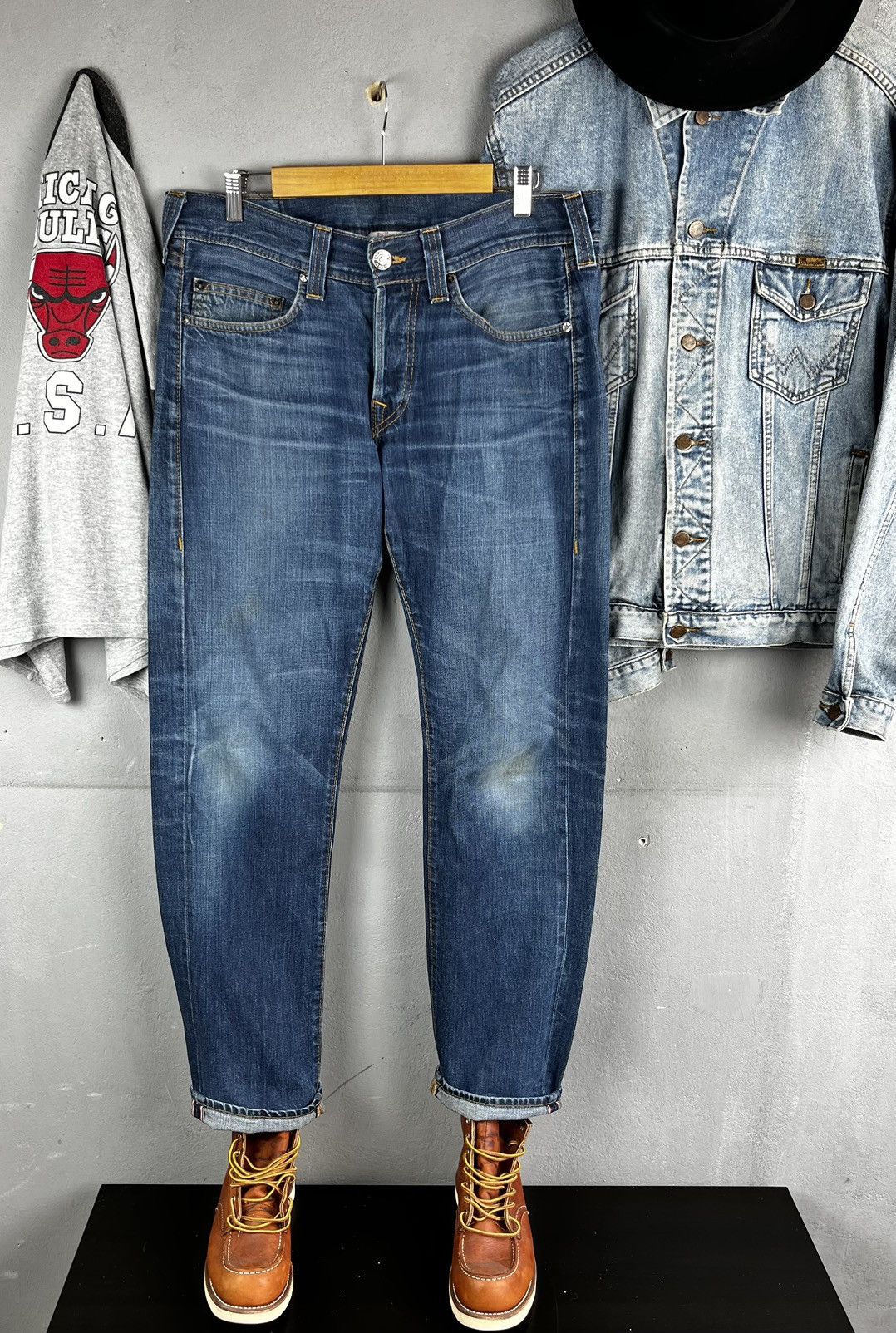 True Religion True Religion selvedge denim pants made usa Size US 34 / EU 50 - 1 Thumbnail