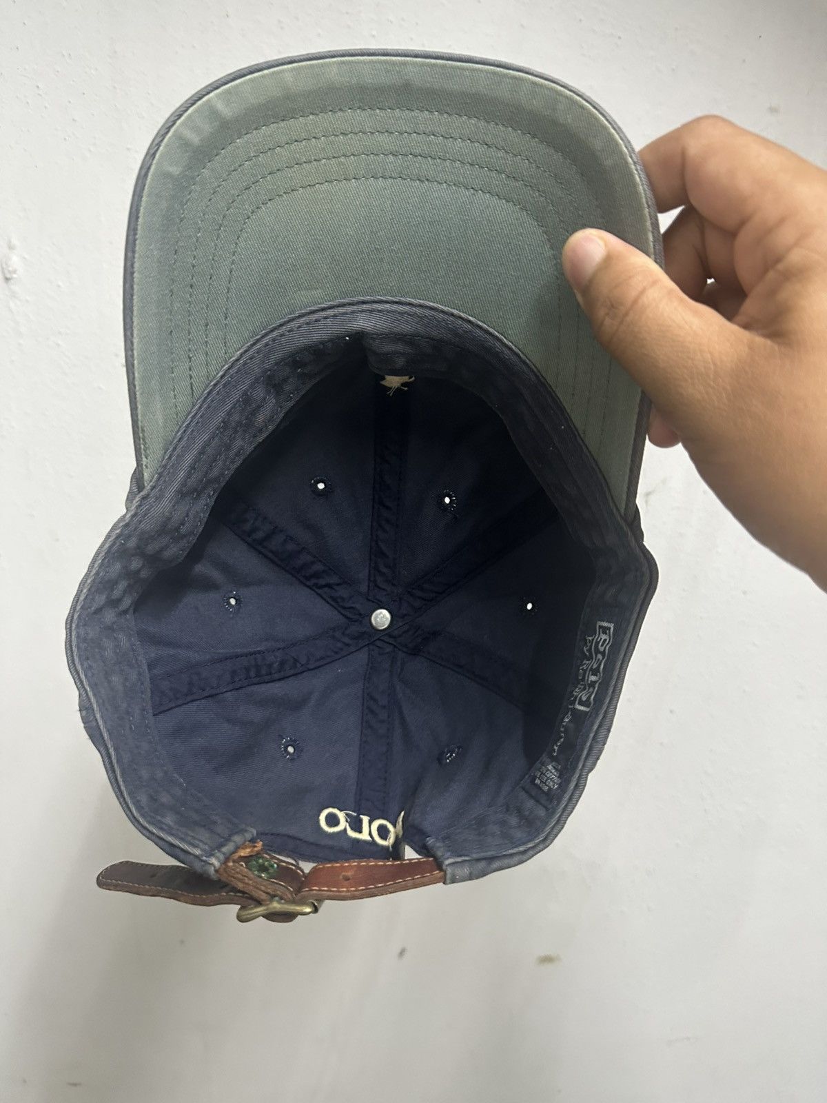 Polo Ralph Lauren VTG Faded Polo Ralph Lauren Cap Size ONE SIZE - 4 Thumbnail