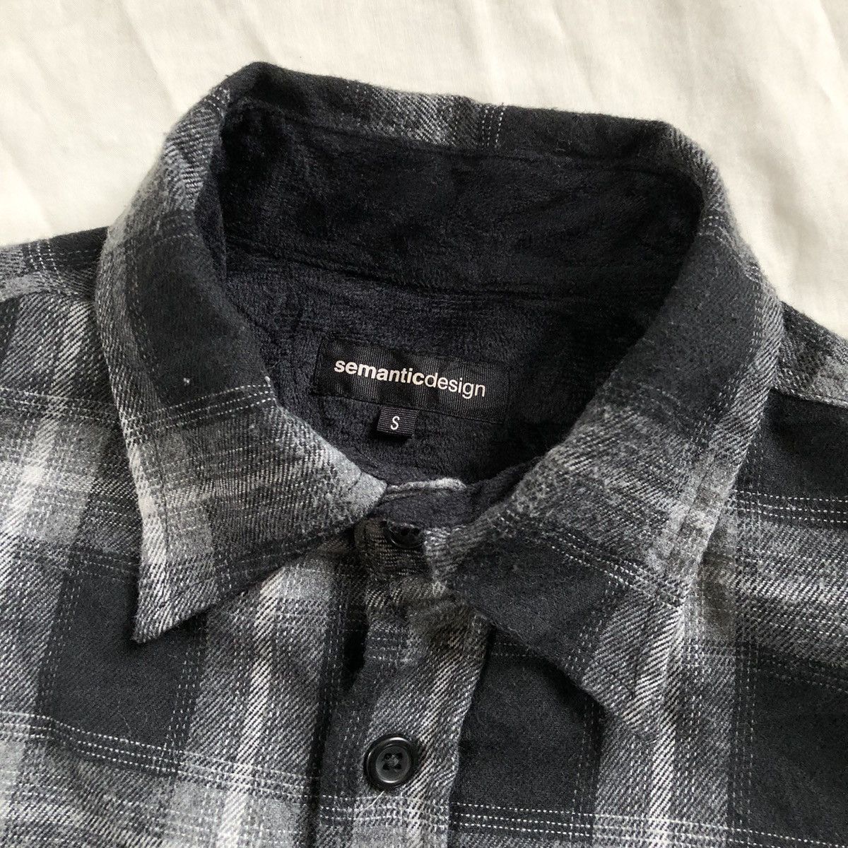 semanticdesign SEMANTIC DESIGN Flannel Check Shirt Size US S / EU 44-46 / 1 - 6 Thumbnail