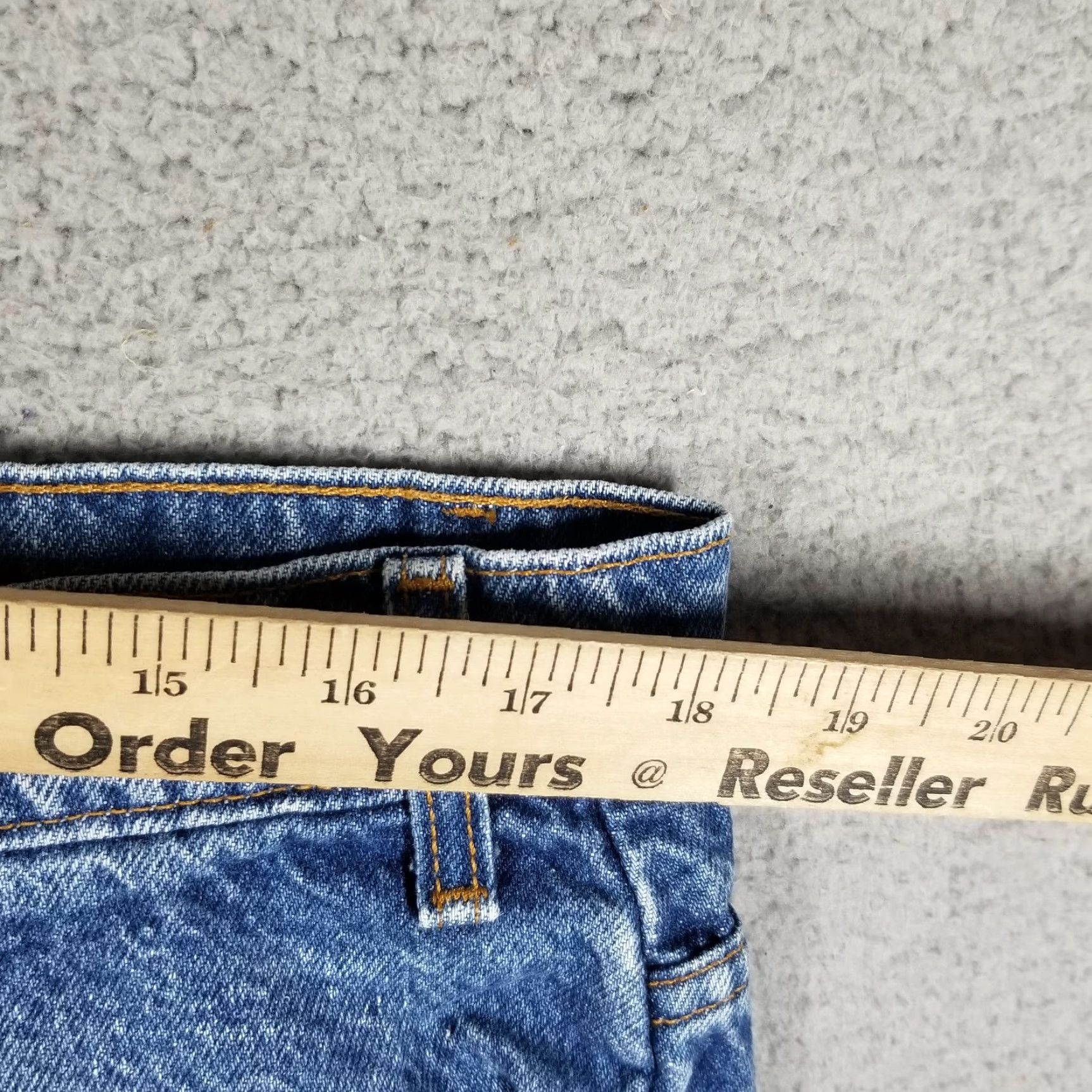 Levi's VINTAGE Levi’s 505 Jeans Orange Tab Straight Fit Denim Blue 36x27 Mens 90s USA Orange Tab 5-Pocket Jeans Size US 36 / EU 52 - 7 Thumbnail
