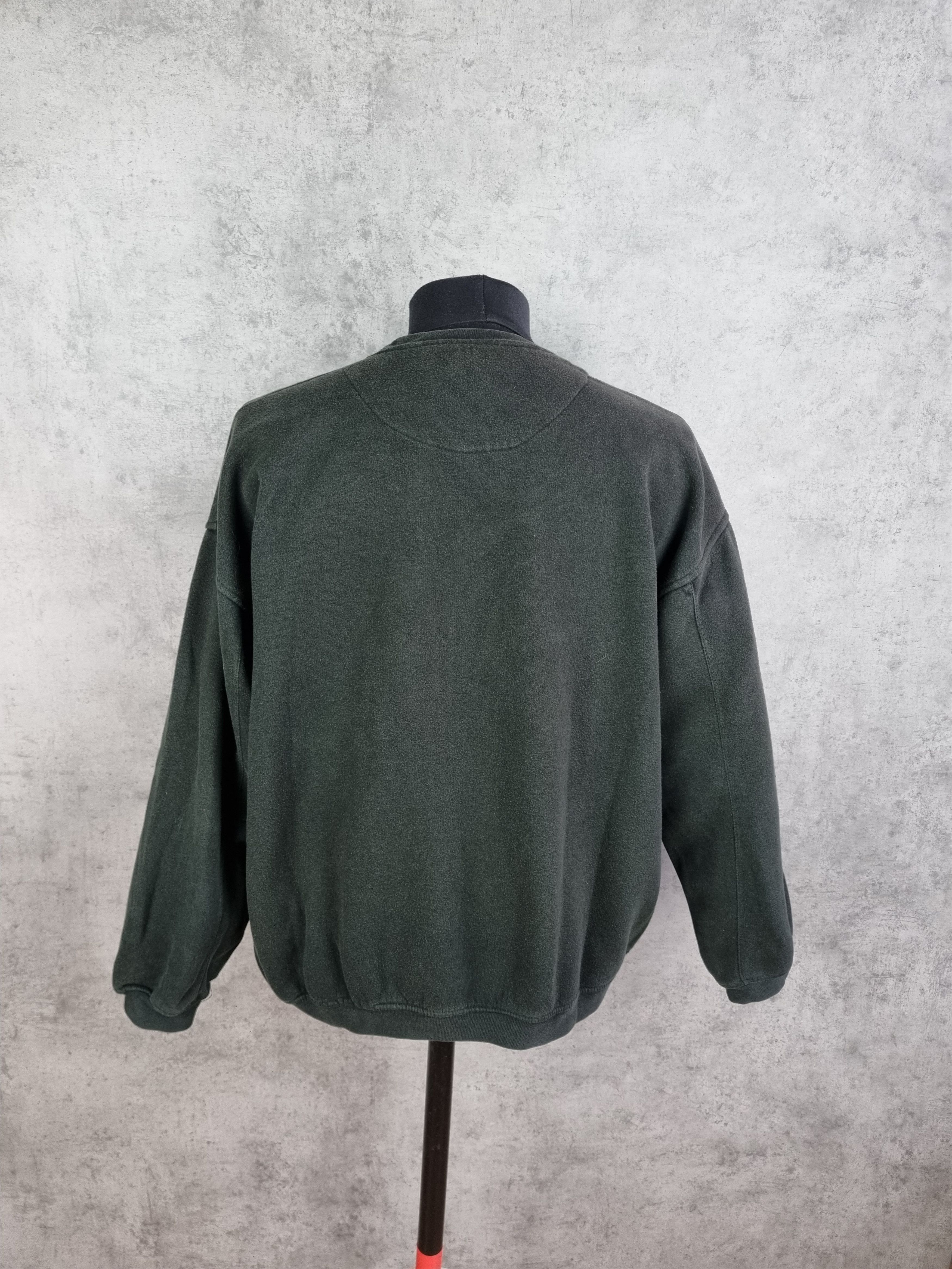 Vintage Faded Destroyed Sweatshirt with Embroidered Logo Size US XXL / EU 58 / 5 - 6 Thumbnail