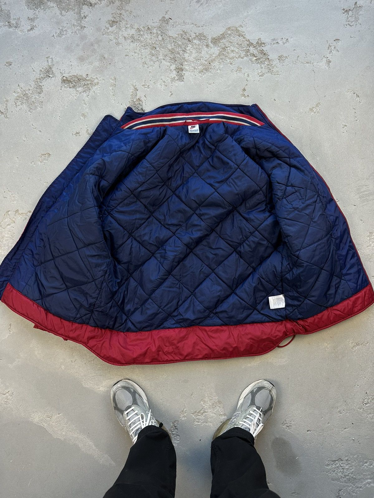 Nike Nike Vintage Down Puffer Jacket Big Swoosh Double Logo Size US M / EU 48-50 / 2 - 11 Thumbnail