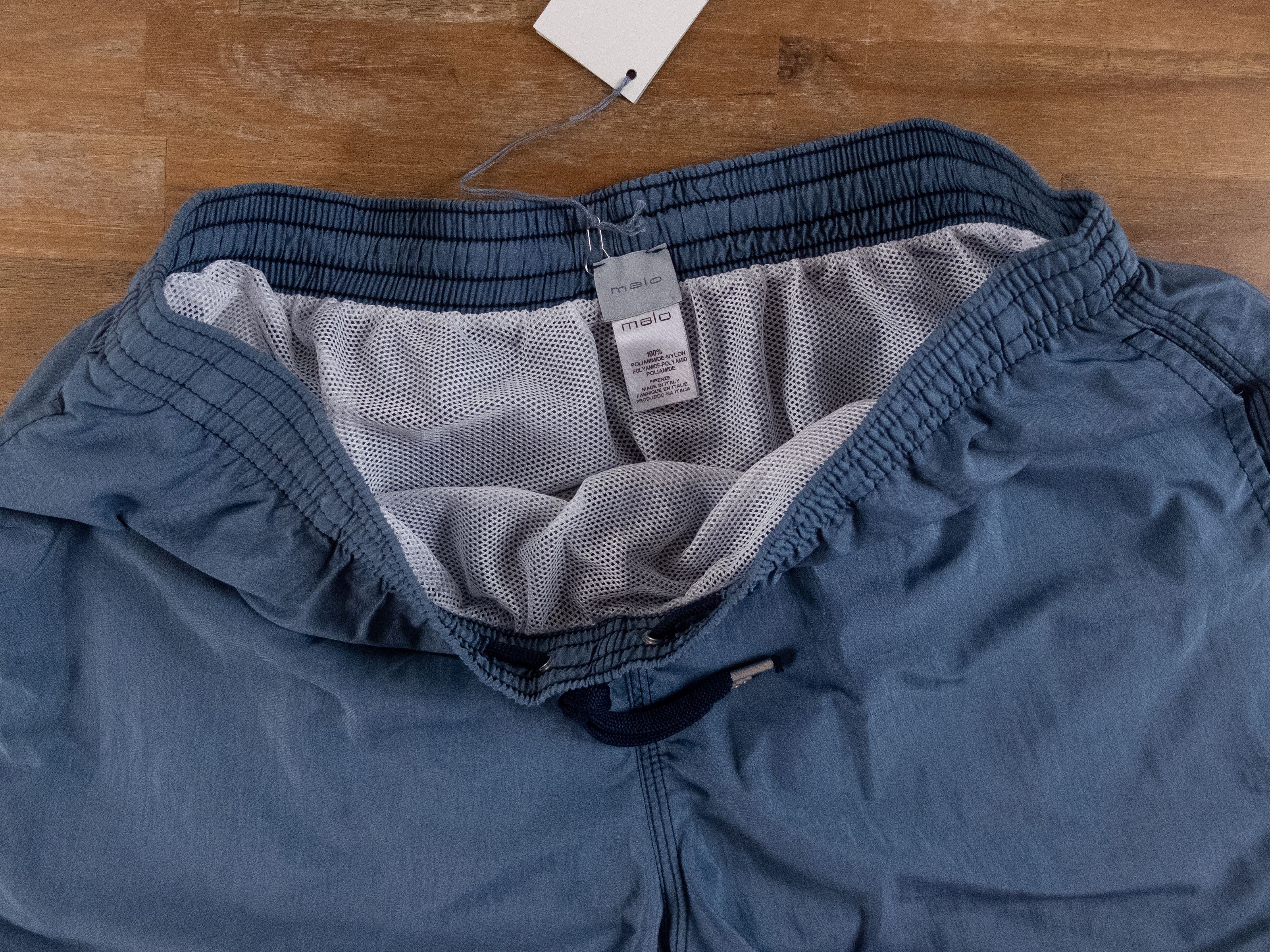 Malo MALO Optimum solid blue swim shorts XXL Italy Size US 38 / EU 54 - 2 Thumbnail