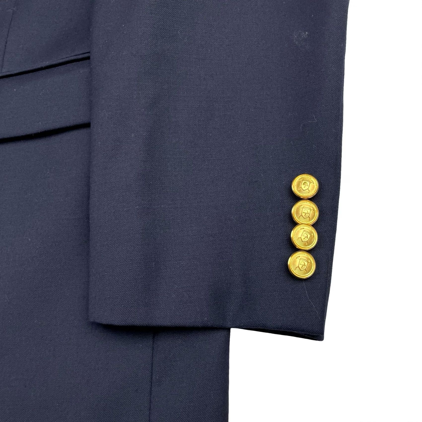 Ralph Lauren Ralph Lauren Blazer Men's Navy Blue Wool 39R 2-Button Gold Buttons Size 40R - 4 Thumbnail