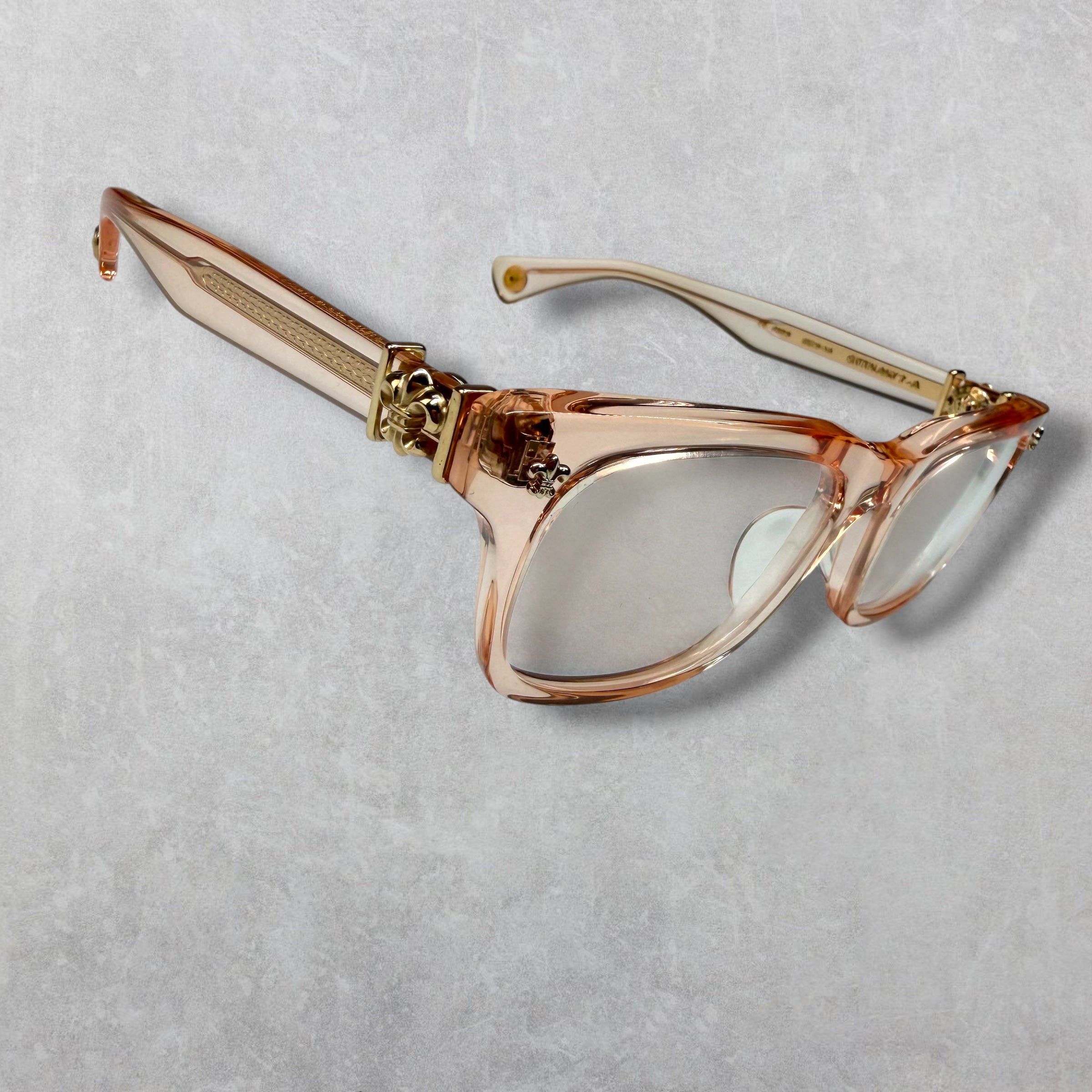 Chrome Hearts Chrome Hearts Gittin Any? Pink Crystal Glasses Size ONE SIZE - 1 Thumbnail