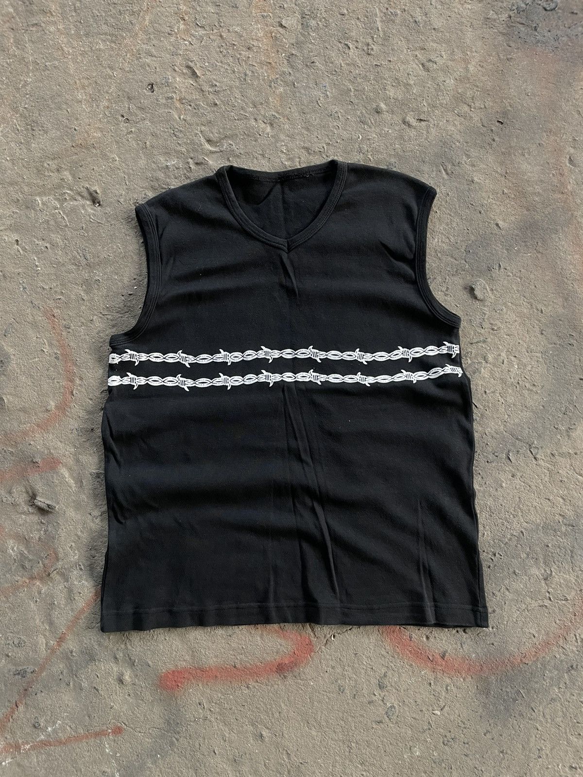 Vintage VINTAGE TANK TOP AVANT GARDE BARDED WIRE Size US M / EU 48-50 / 2 - 2 Thumbnail