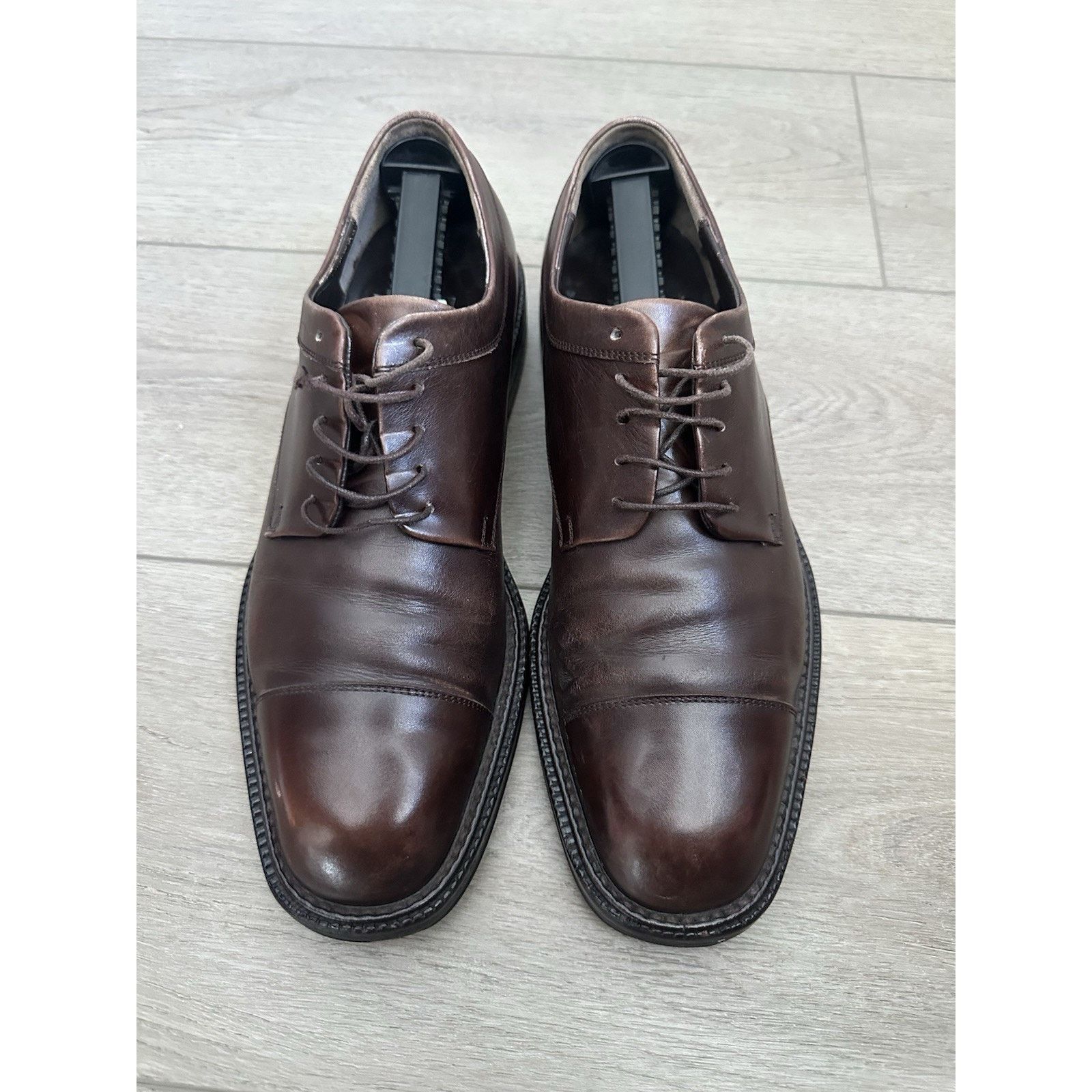 Salvatore Ferragamo Salvatore Ferragamo Mancini Lace Up Dress Shoes Size 8.5 D Size US 9 / EU 42 - 3 Thumbnail