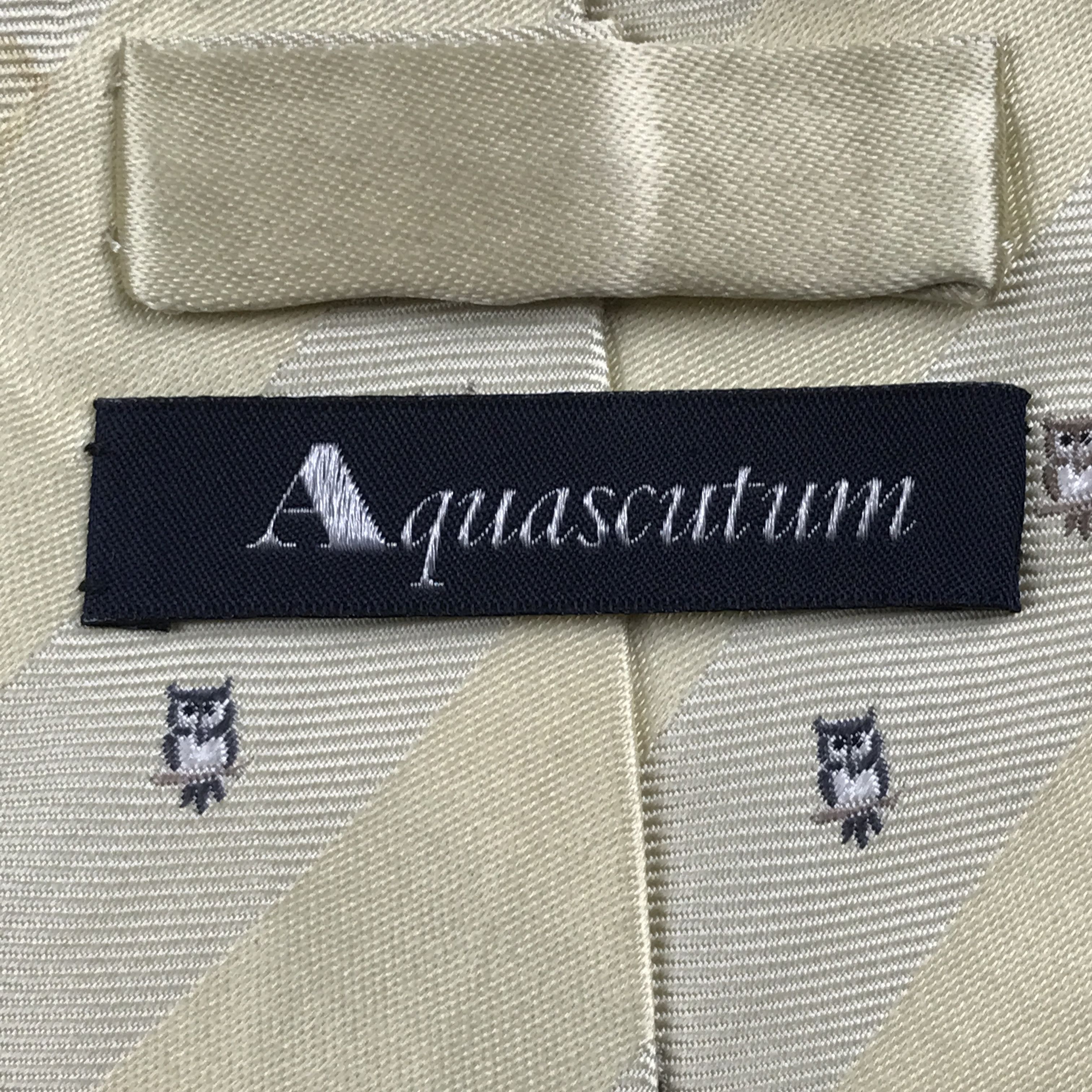 Aquascutum × Designer × Vintage Vintage Aquascutum London Silk Necktie Size ONE SIZE - 6 Thumbnail