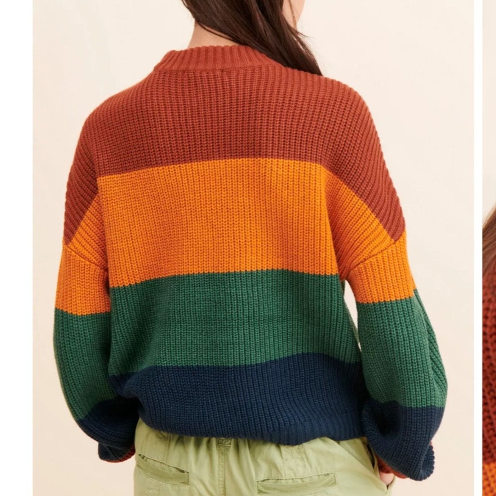 Brixton Brixton Madero Colorblock Sweater - Women’s Small - EUC Size S / US 4 / IT 40 - 2 Thumbnail